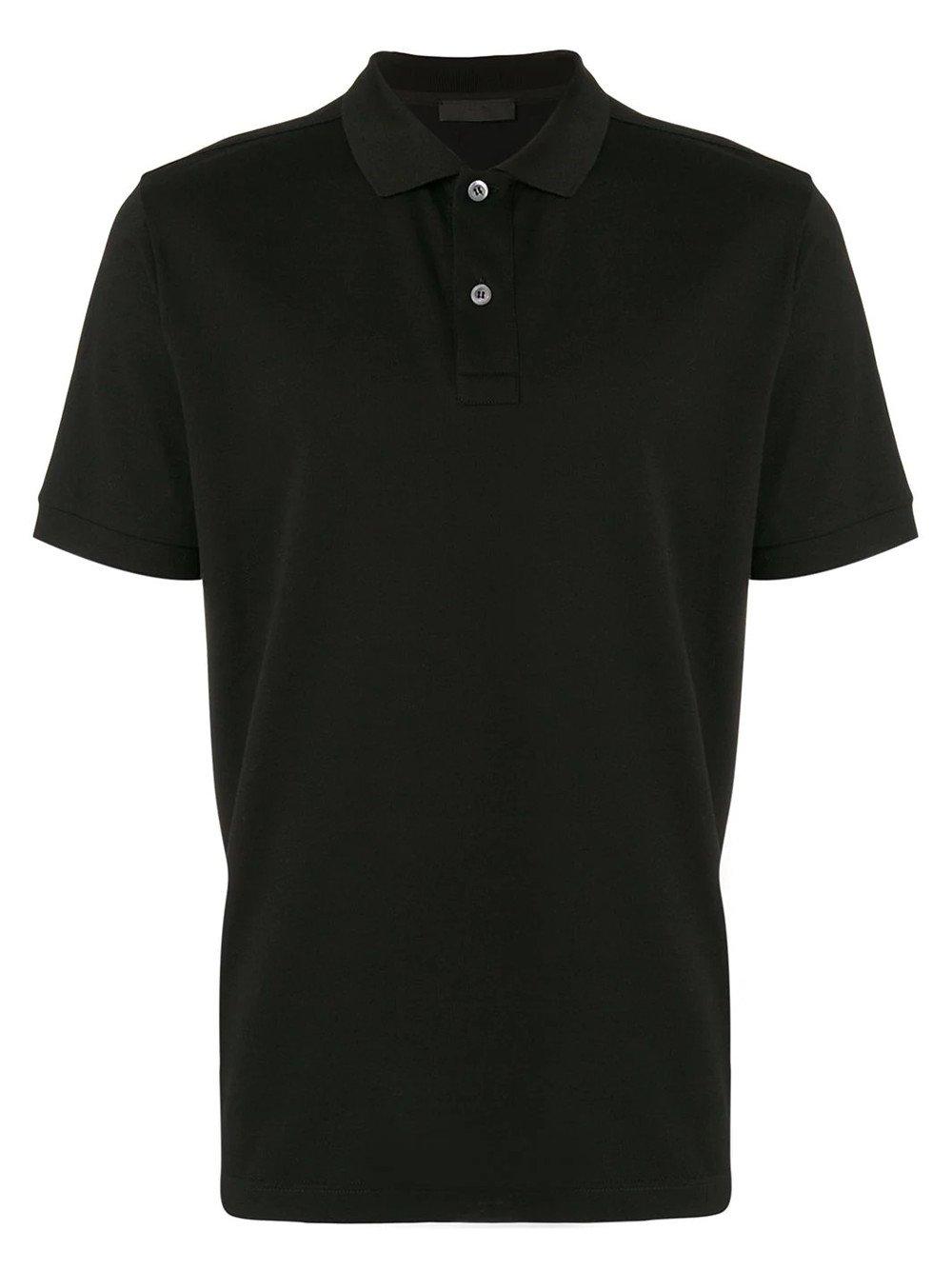 Prada Cotton Classic Polo Shirt in Black for Men - Save 54% - Lyst