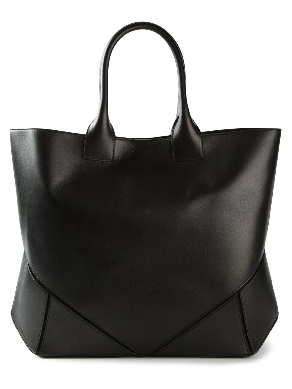 Givenchy Black Leather 'Easy' Medium Tote in Black | Lyst