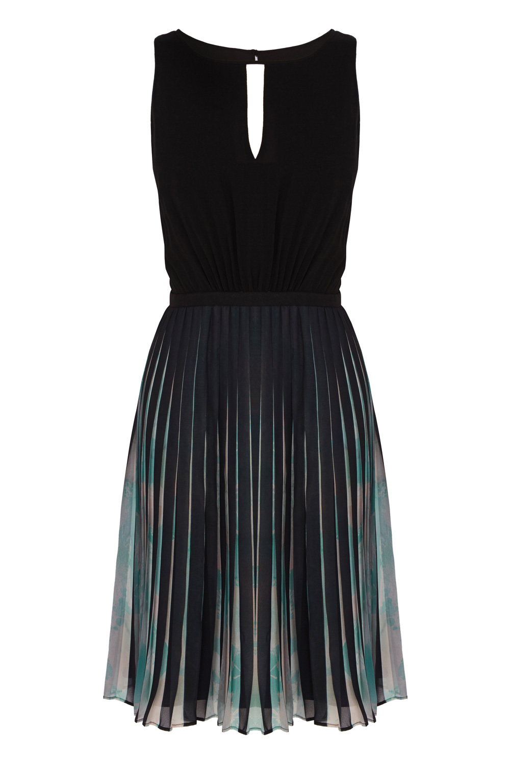 Coast Elbany Pleated Dress in Black | Lyst