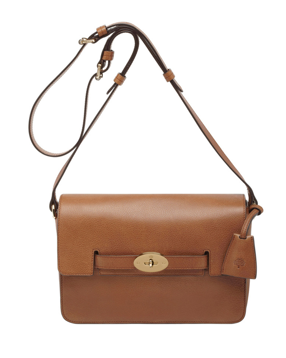 Mulberry Oak Bayswater Shoulder Bag in Brown | Lyst