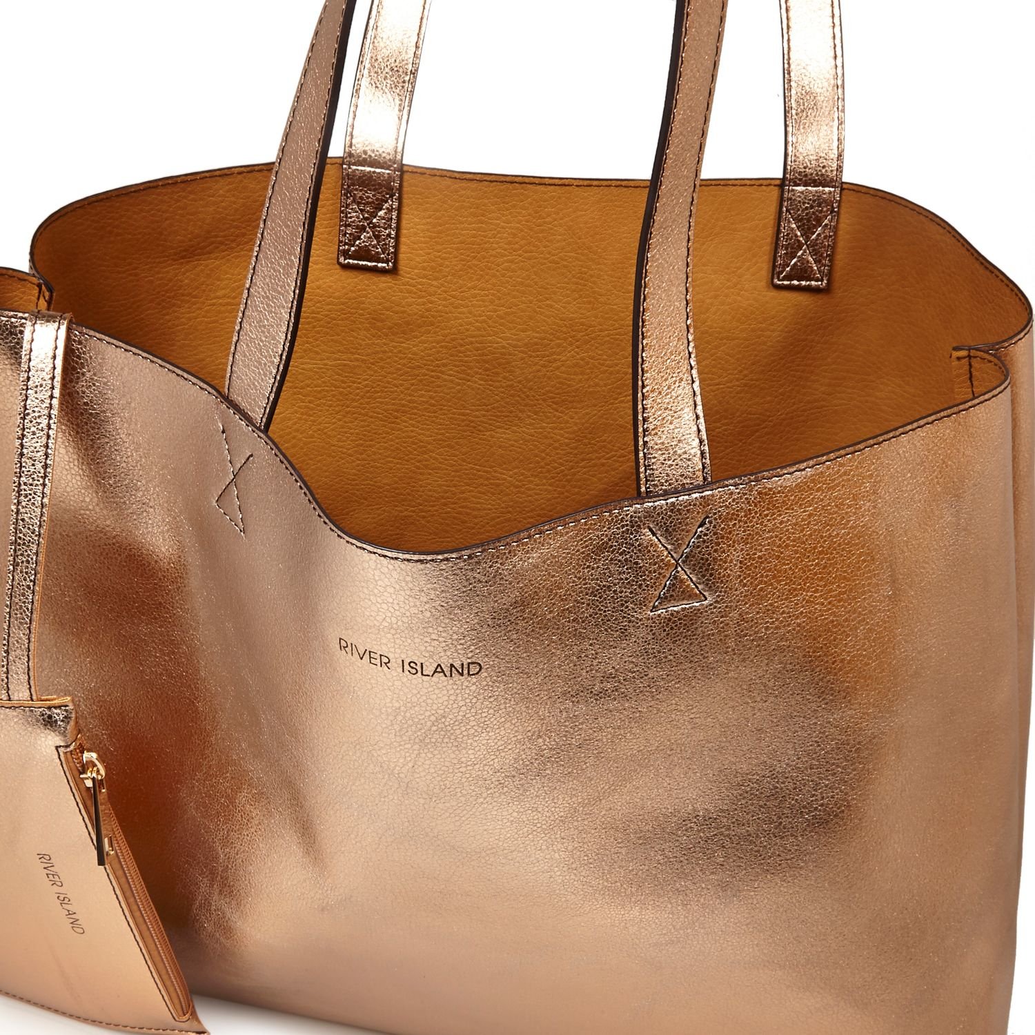 rose gold designer bag