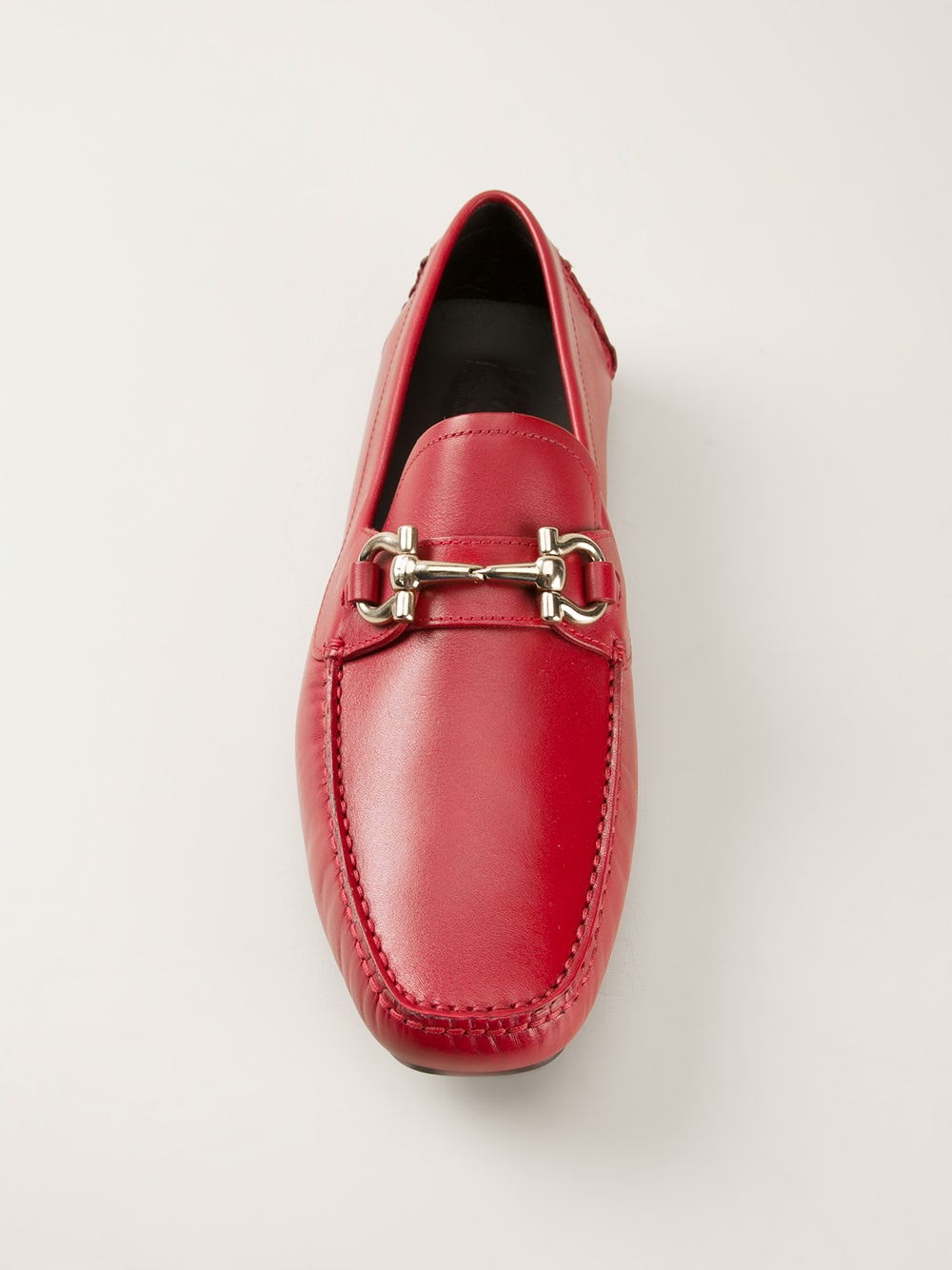 Ferragamo Parigi Driving Shoes In Red For Men - Lyst