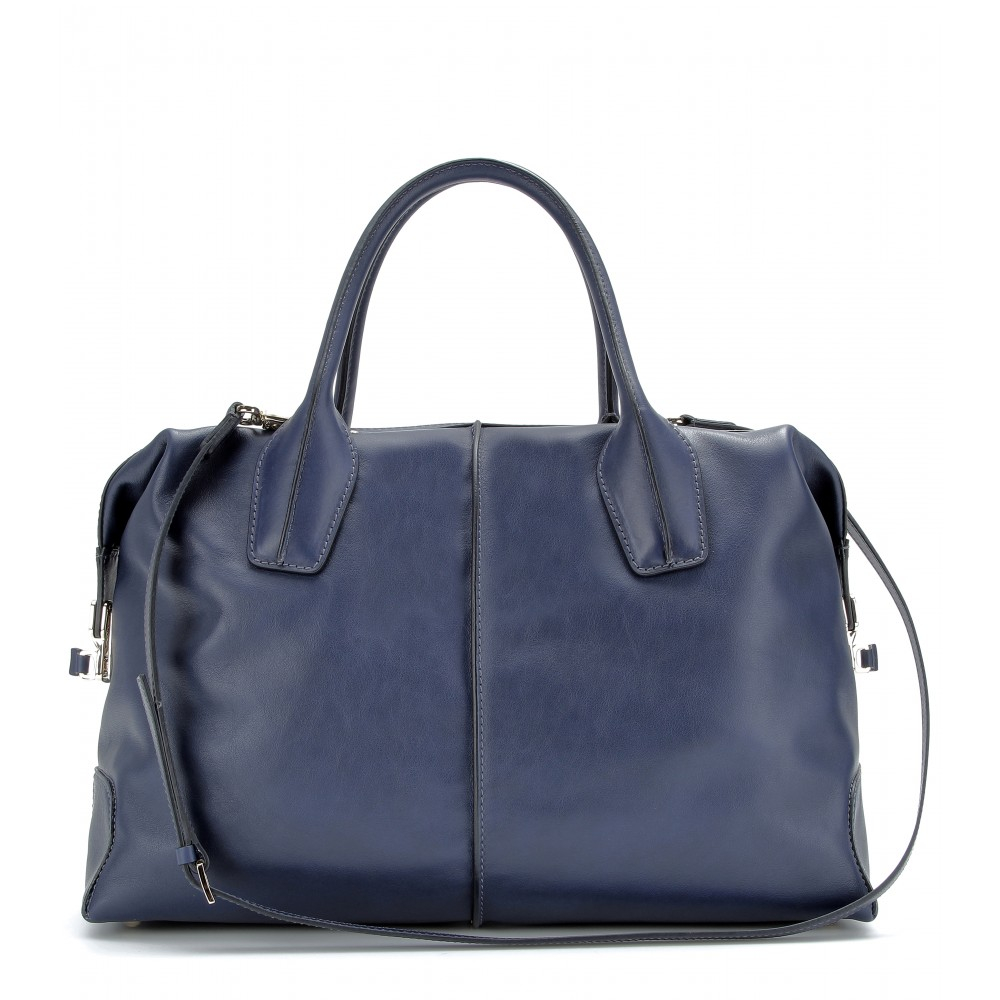 Tod's Dstyling Bauletto Piccolo Leather Tote in Blue | Lyst