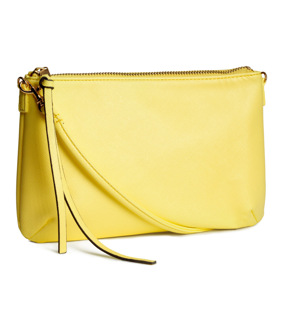 H&m Small Shoulder Bag in Yellow | Lyst