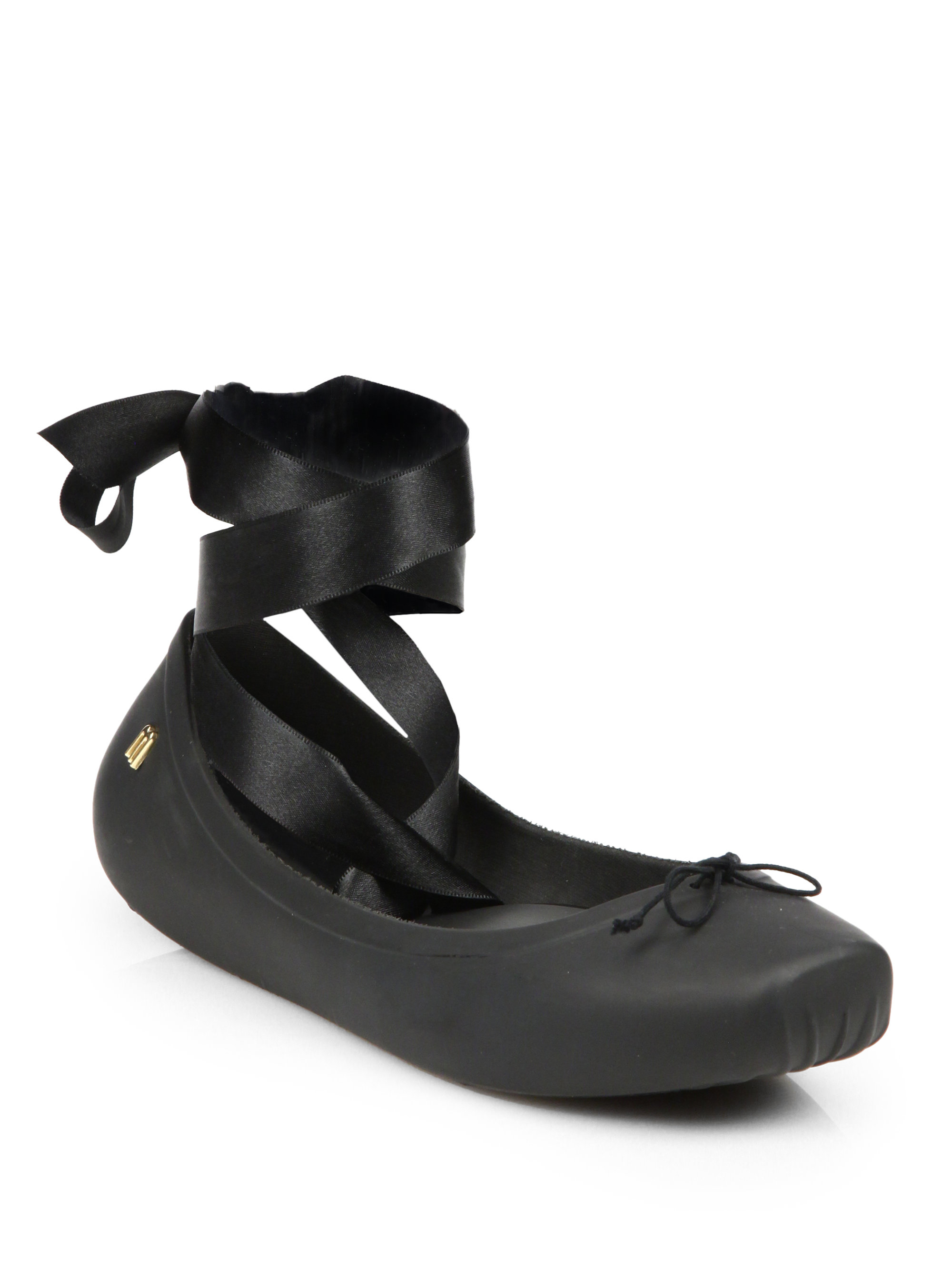 soft black ballet flats