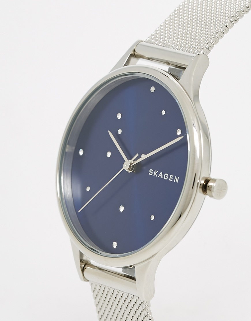 Lyst - Skagen Blue  incline Skw2391 Watch in Metallic