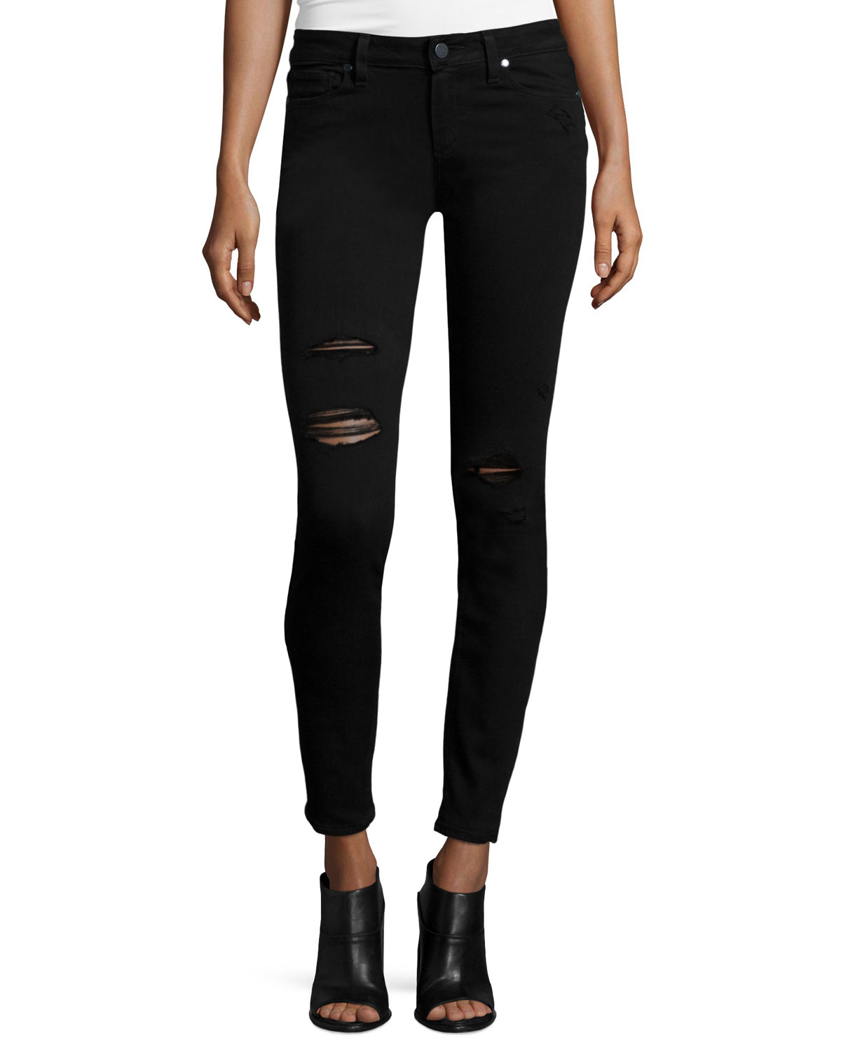Paige Verdugo Ultra Skinny Jeans in Black - Save 41% | Lyst
