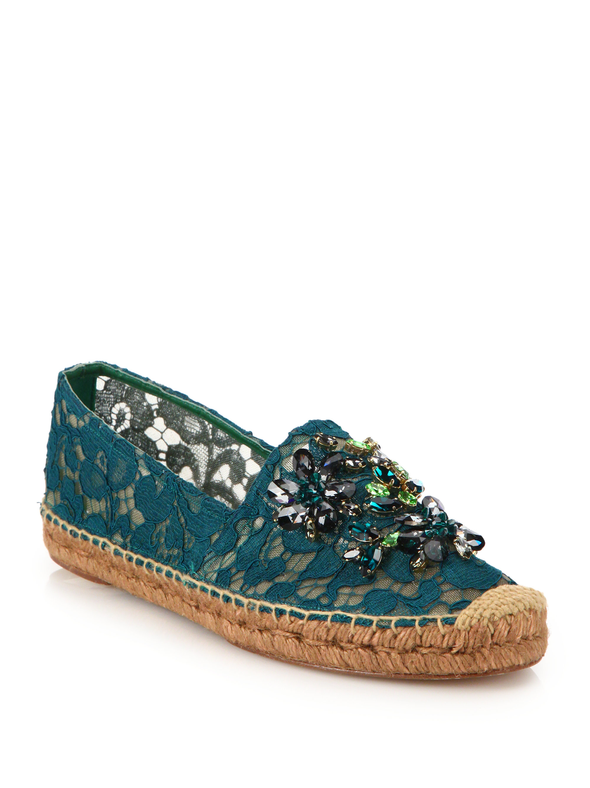green lace up flats