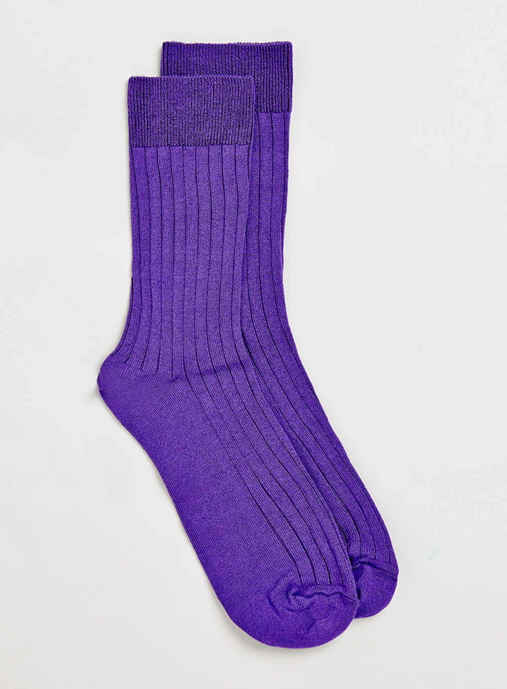 Topman Premium Purple Rib Socks in Purple for Men | Lyst