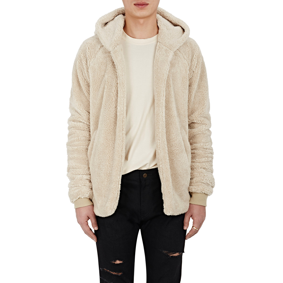 Fear Of God Men's Sherpa Hoodie in Natural for Men - Lyst