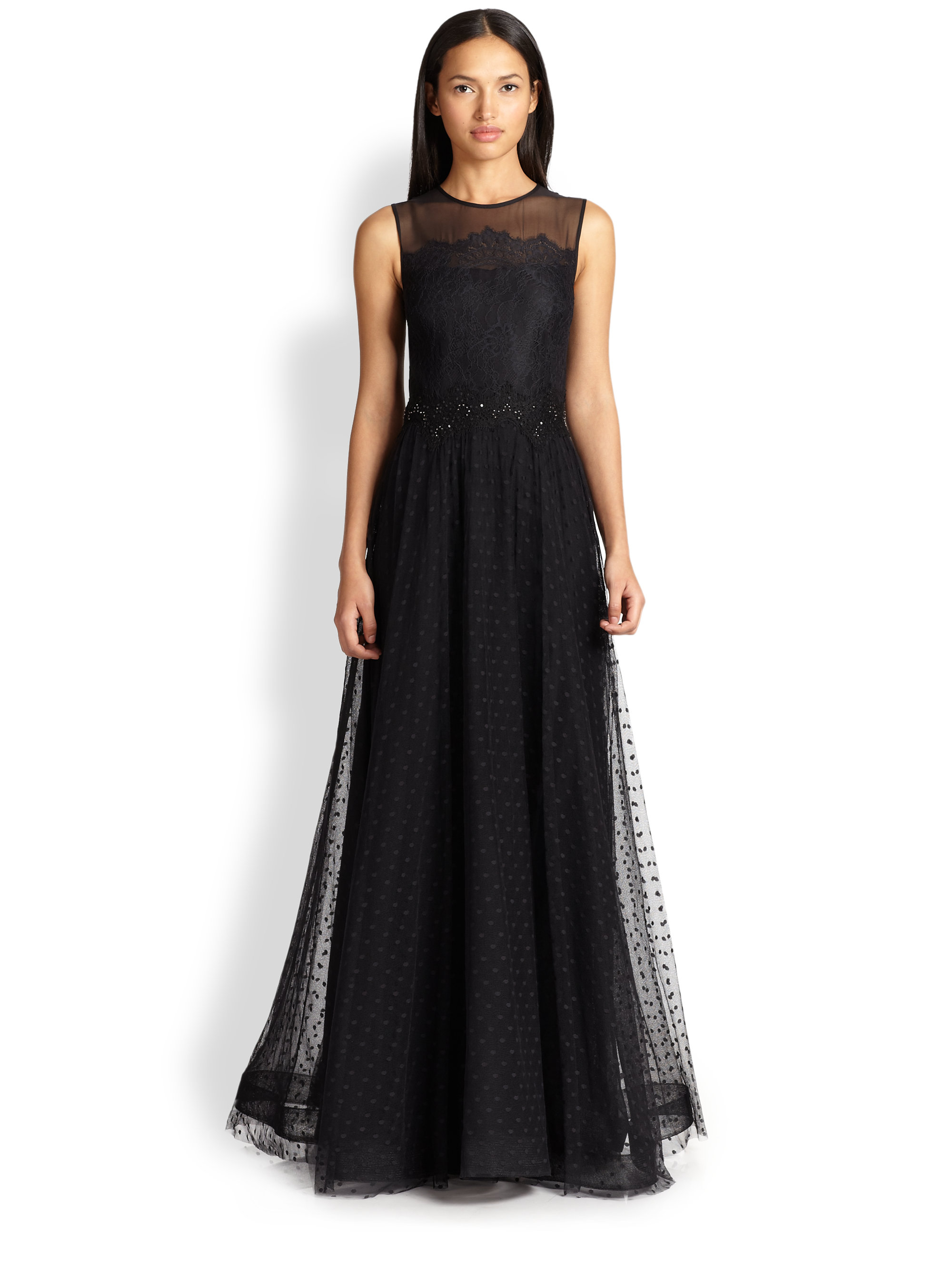 teri jon black gown