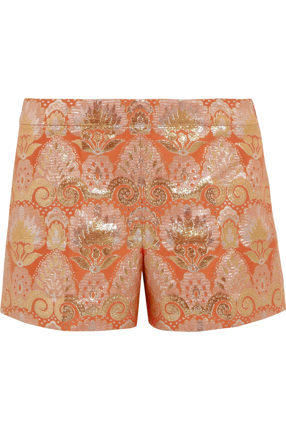 Lyst - J.crew Collection Brocade Shorts in Orange