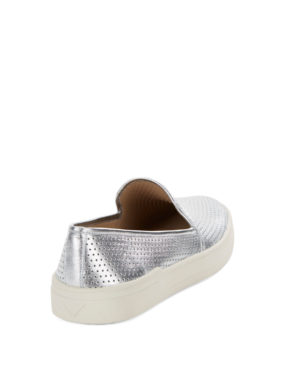 via spiga slip on sneakers via spiga galea5 perforated slip on sneakers in metallic via spiga slip on sneakers via spiga galea5 perforated slip on sneakers in metallic