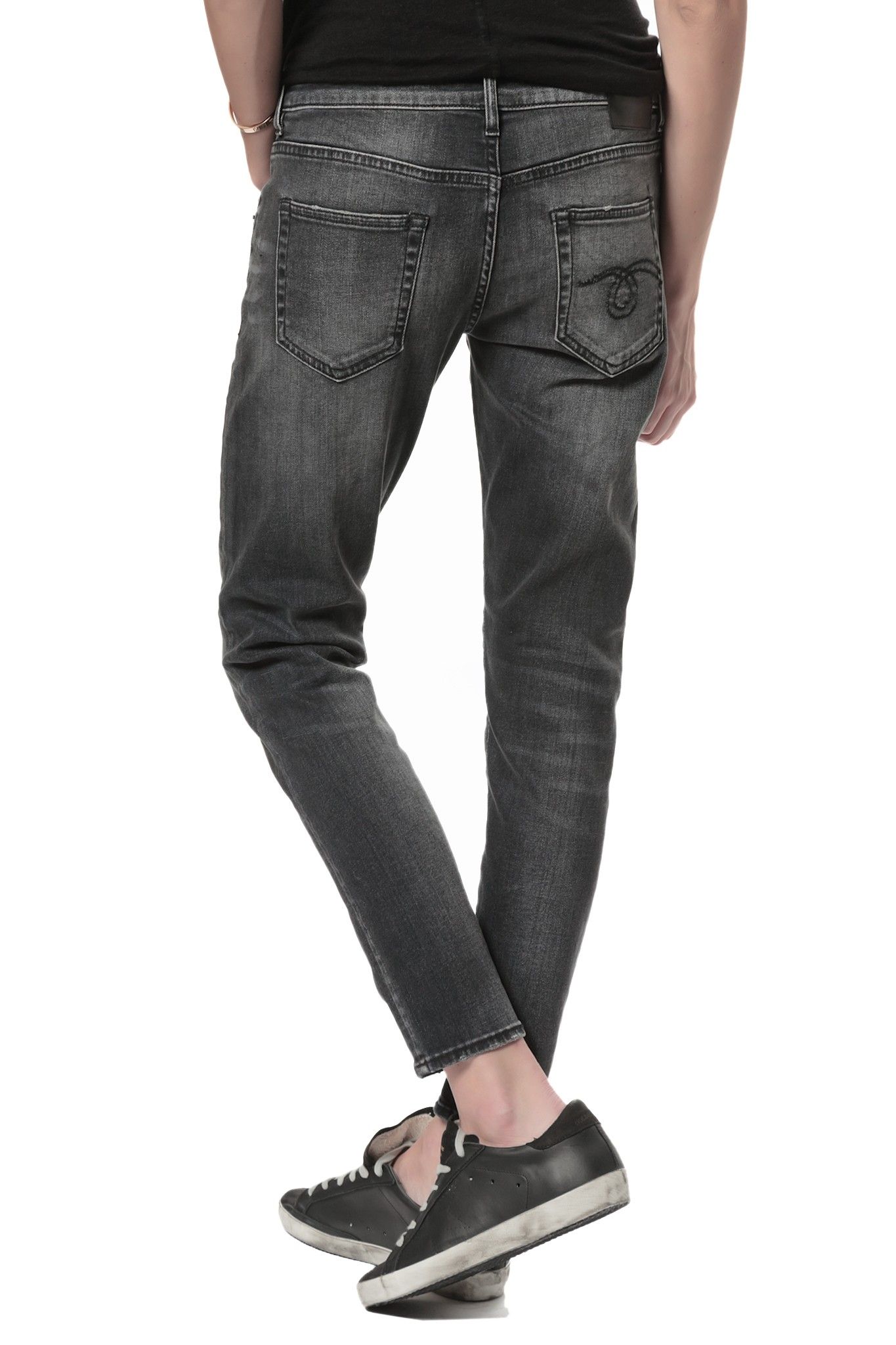 R13 Boy Skinny Jeans in Black (VINTAGE BLACK) | Lyst