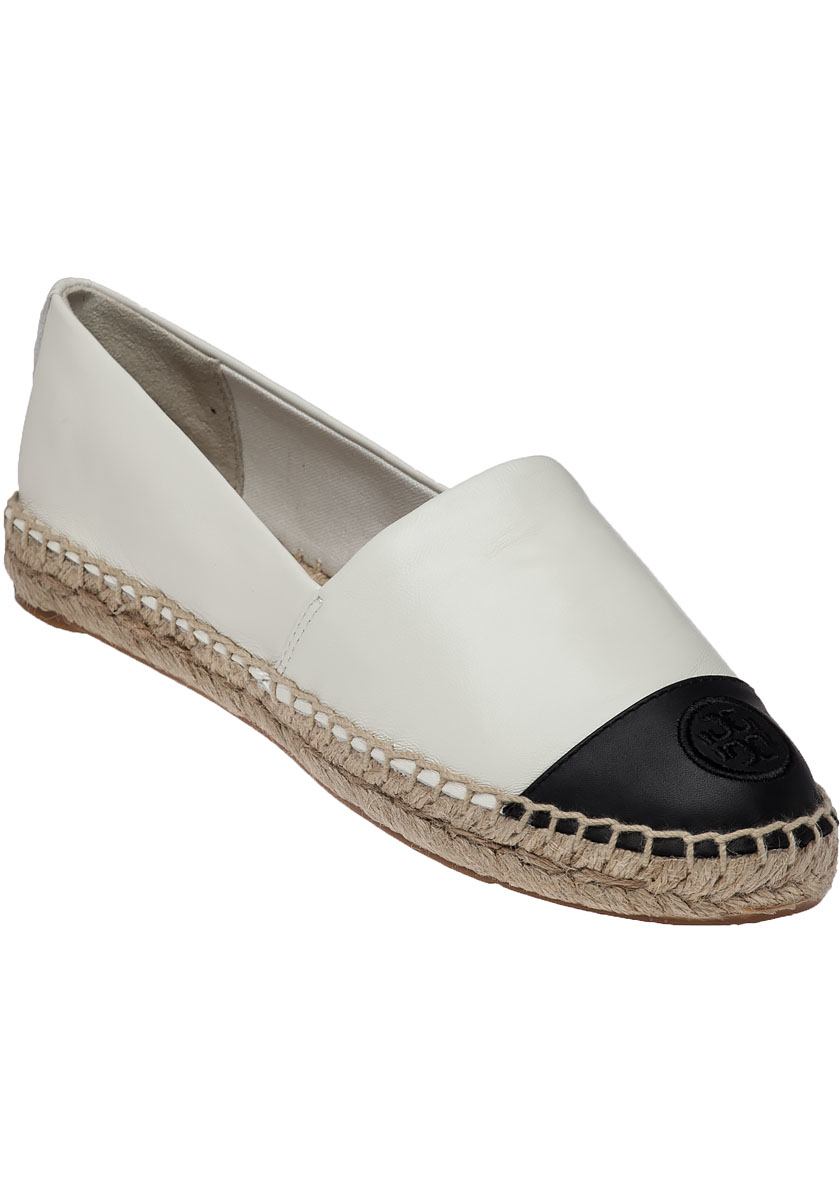 tory burch espadrille white