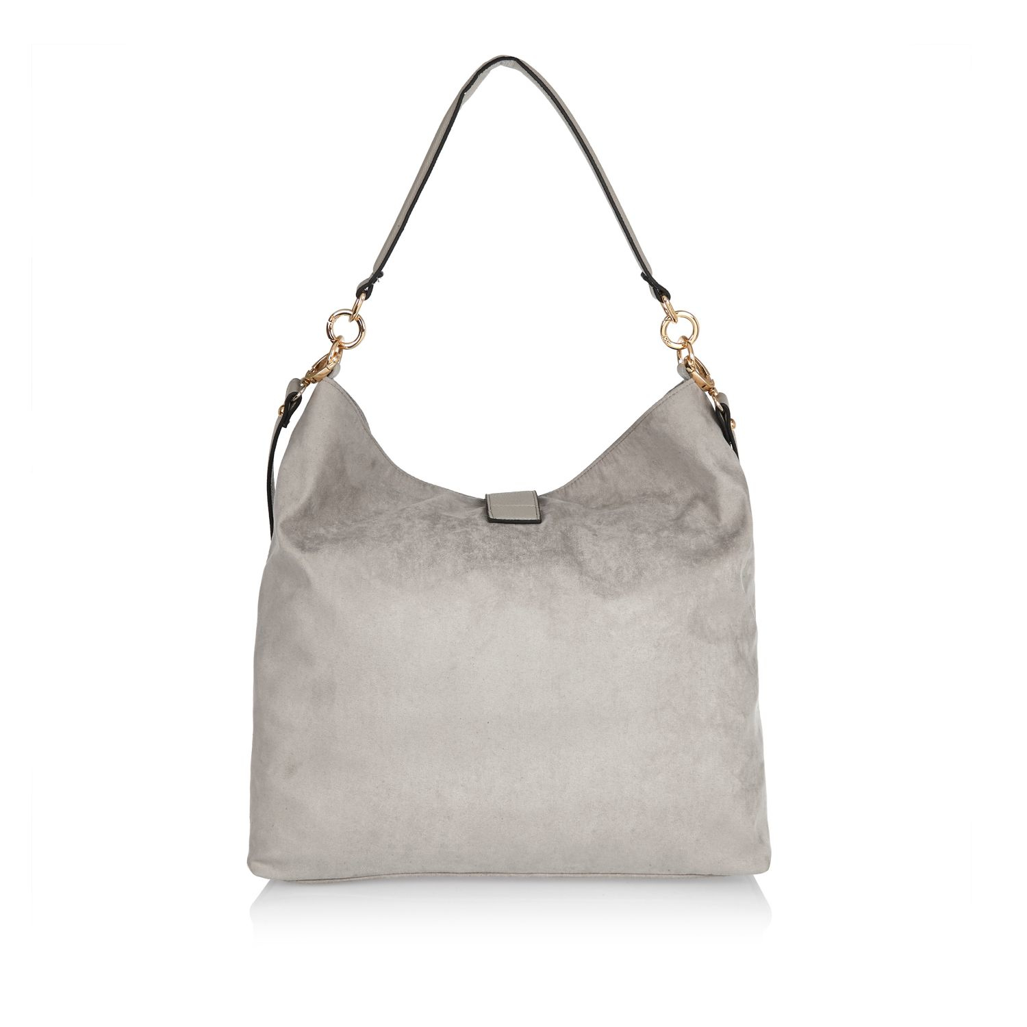 river island grey purse