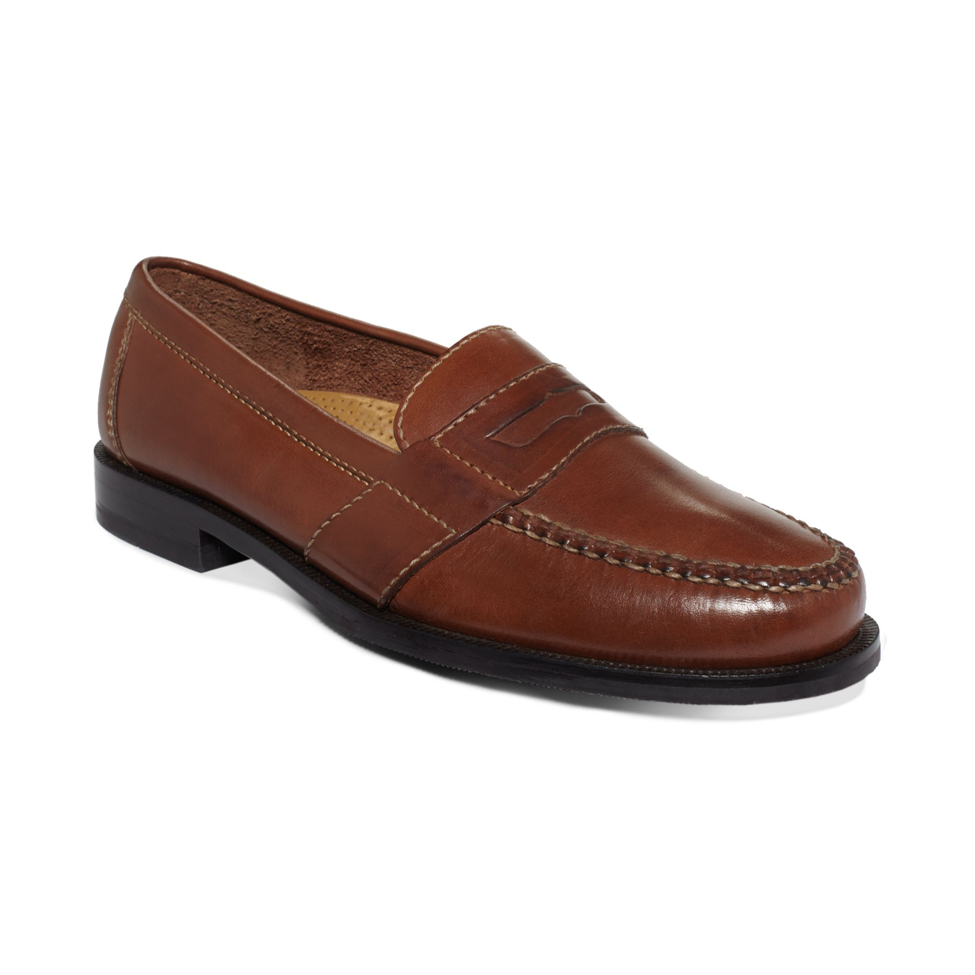 Cole Haan Douglas Penny Loafers in Brown for Men (Tan) | Lyst