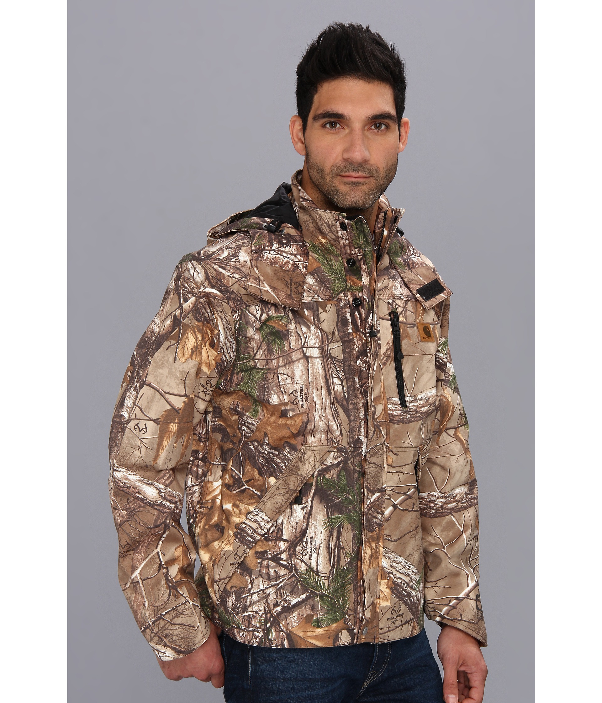 Lyst Carhartt Camo Shoreline Jacket in Natural for Men