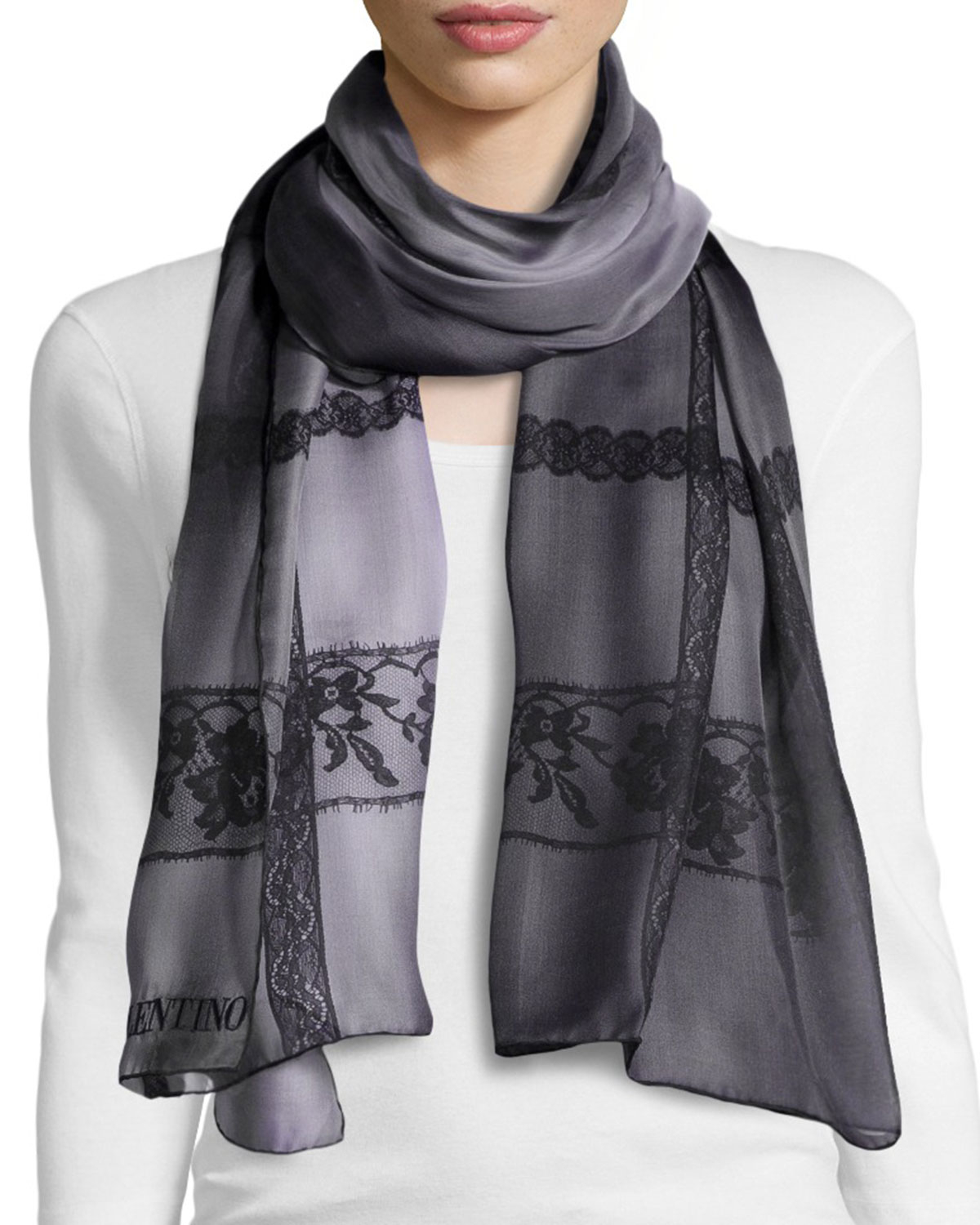 valentino scarf women