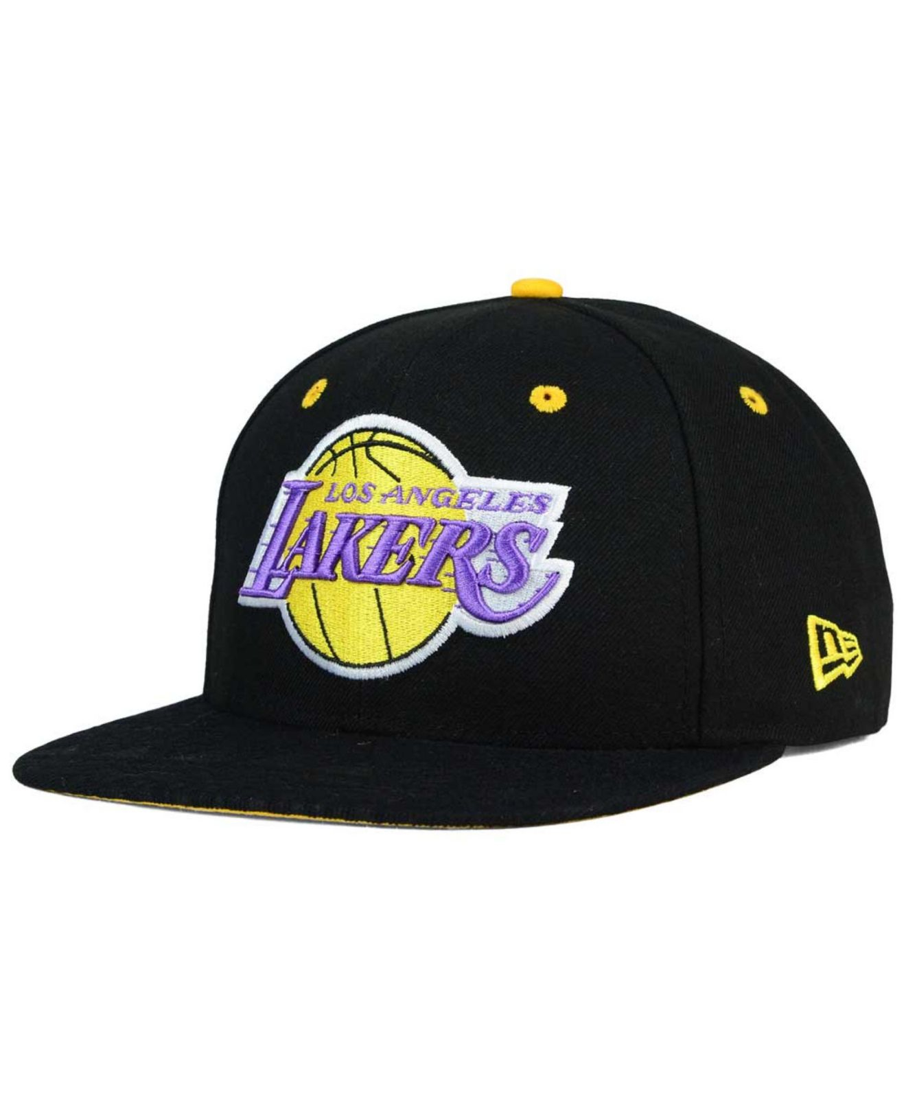 Lyst - Ktz Los Angeles Lakers Tribal Tone 9fifty Snapback Cap in Black ...