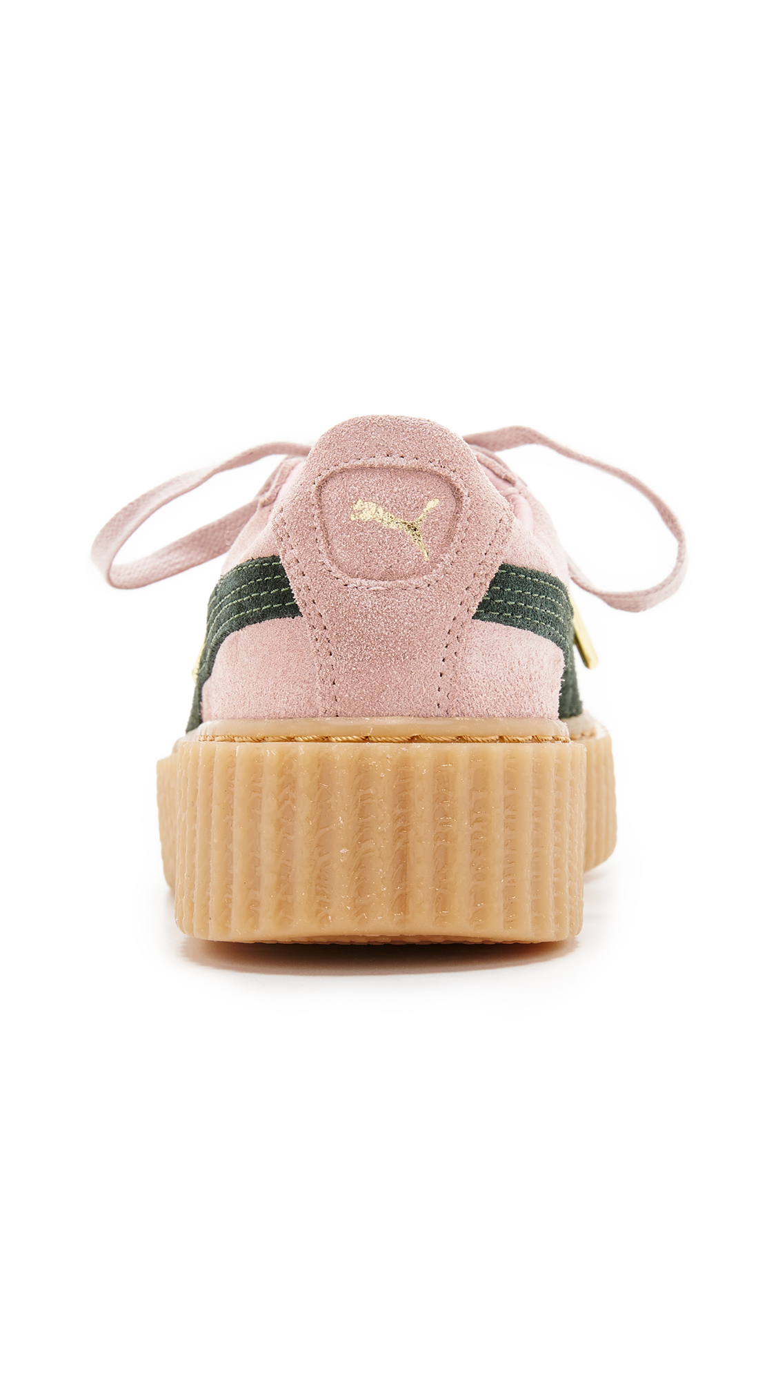 puma by rihanna coral cloud suede creeper trainers puma by rihanna coral cloud suede creeper trainers