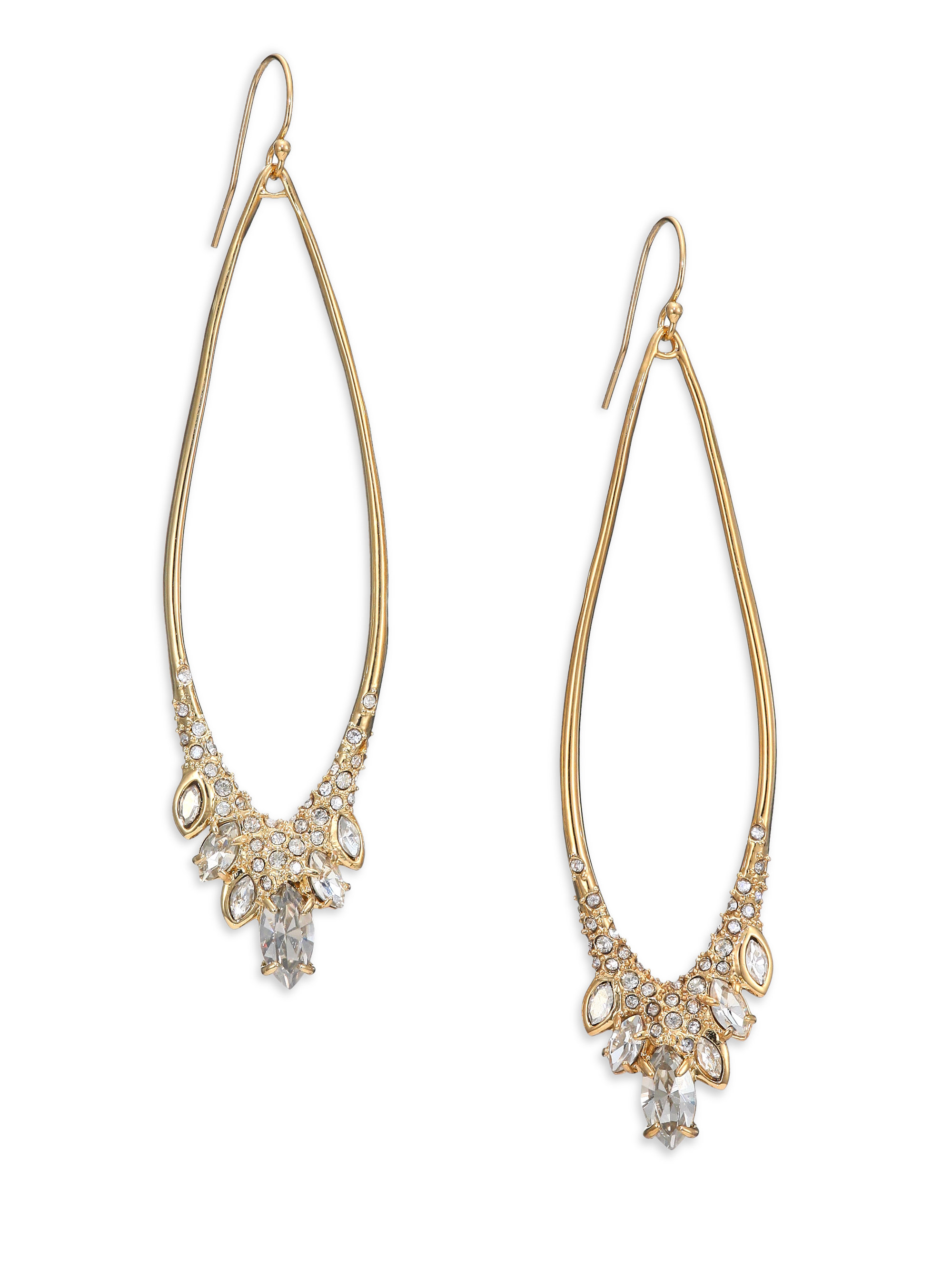 Lyst Alexis Bittar Miss Havisham Liquid Pavé Crystal Wire Teardrop Gallery