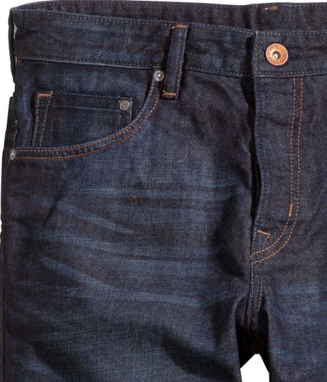 H&m Loose Regular Jeans in Blue for Men (Dark denim blue) | Lyst