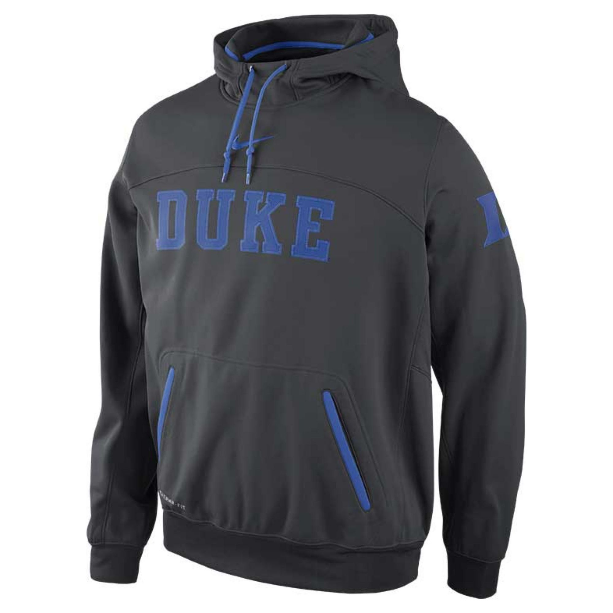 Nike Mens Duke Blue Devils Thermafit Performance Hoodie in Gray for Men ...