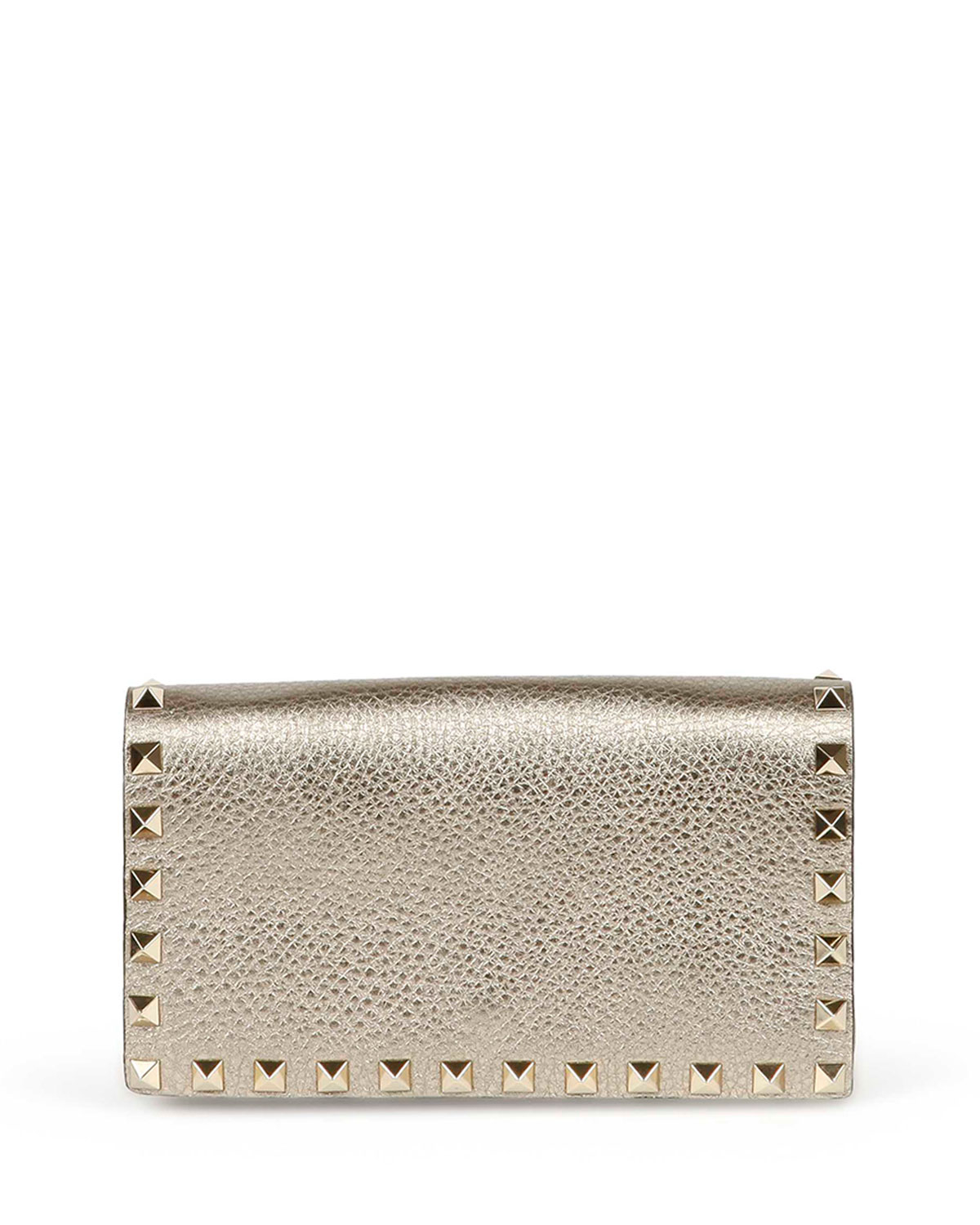 Valentino Rockstud Wallet On A Chain in Gold | Lyst