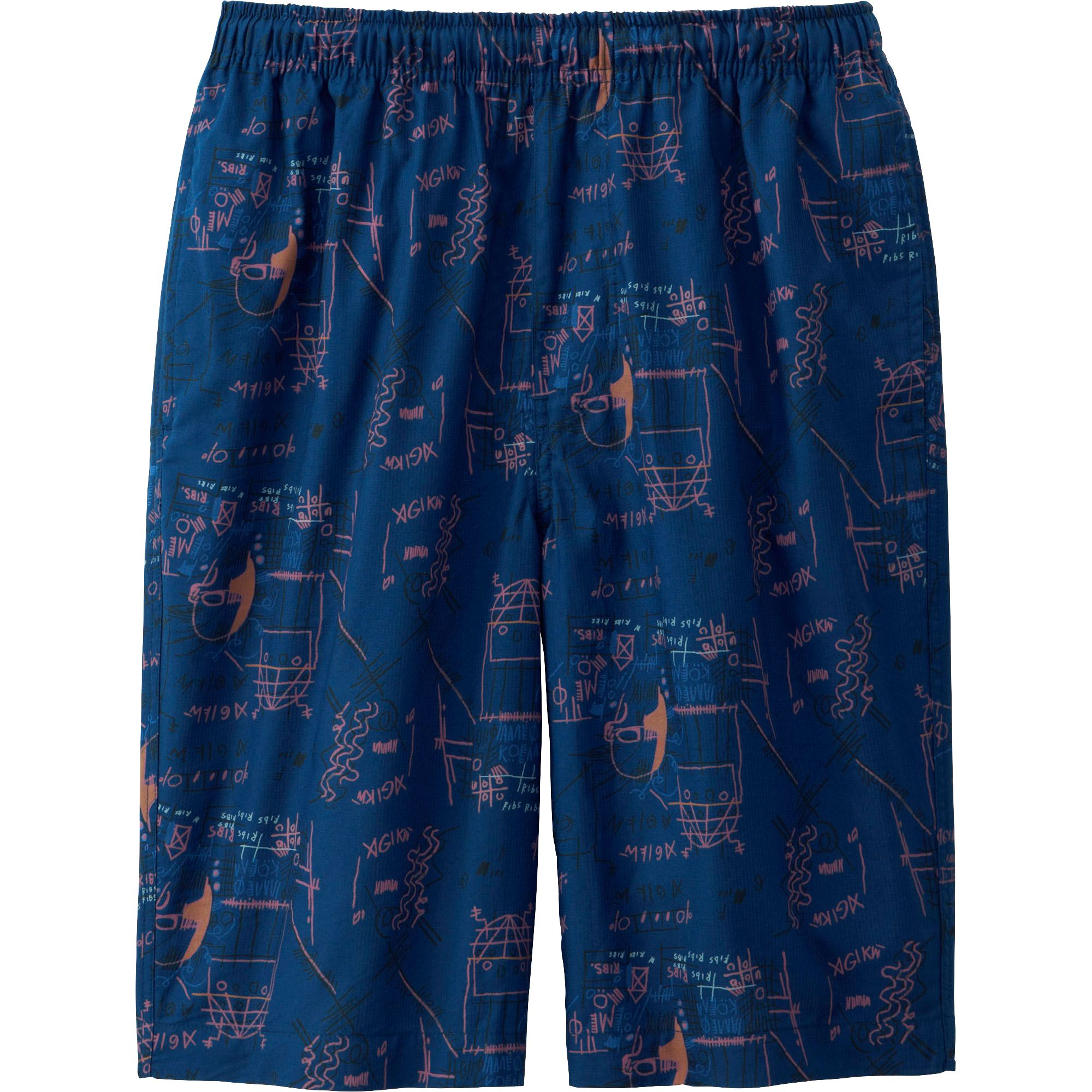 Uniqlo Sprz Ny Steteco Shorts (JeanMichel Basquiat) in Blue for Men