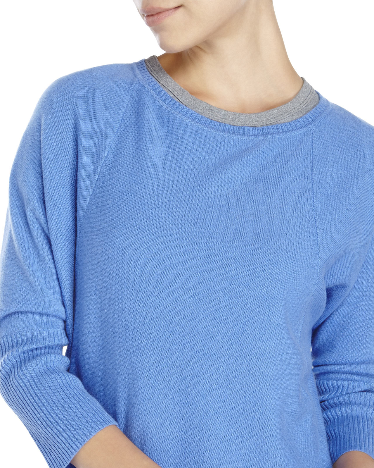 three quarter sleeve sweater