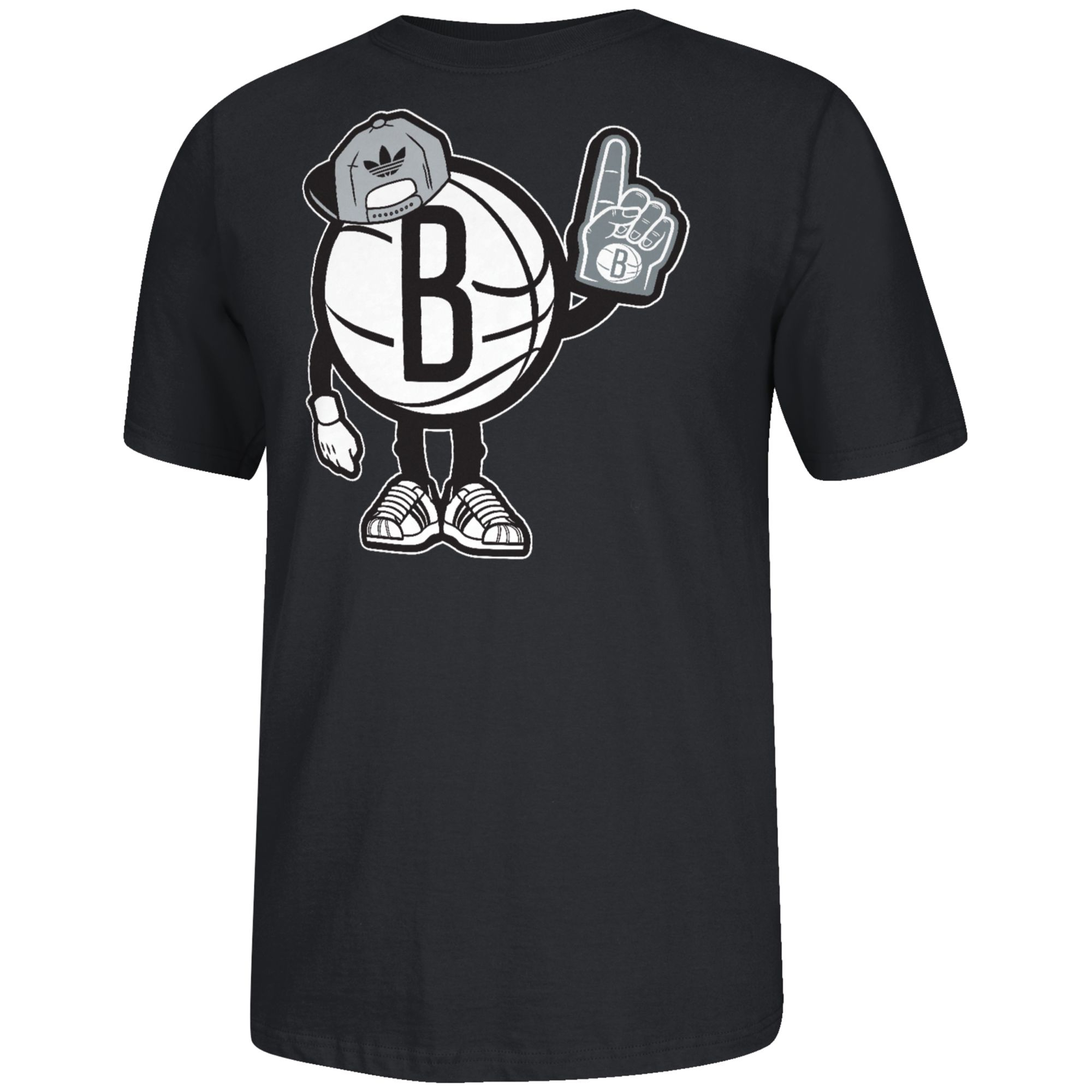 Adidas Mens Brooklyn Nets Little Dude Tshirt in Black for Men | Lyst