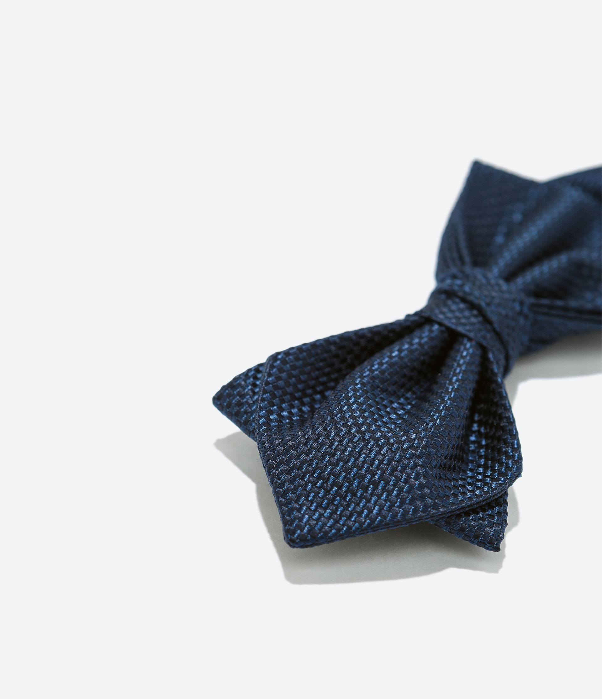 Zara Blue Jacquard Weave Bow Tie for Men Lyst