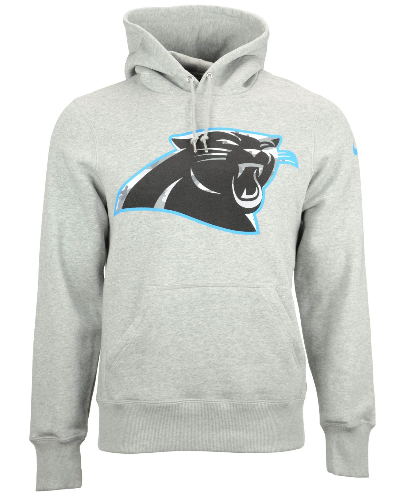 Lyst - Nike Men's Carolina Panthers Fly Over Pack Hoodie in Gray for Men
