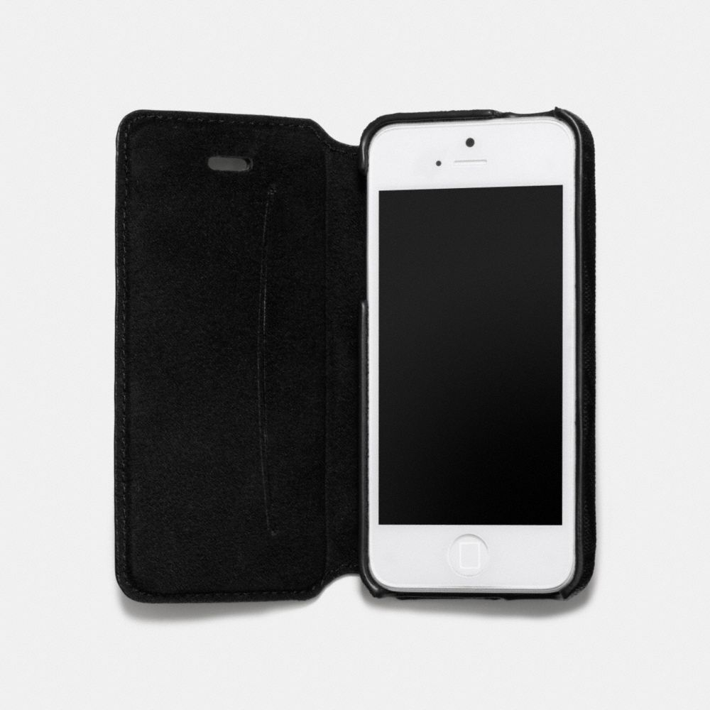 Lyst - Coach Bleecker Iphone 5 Case With Stand in Signature Coated ...