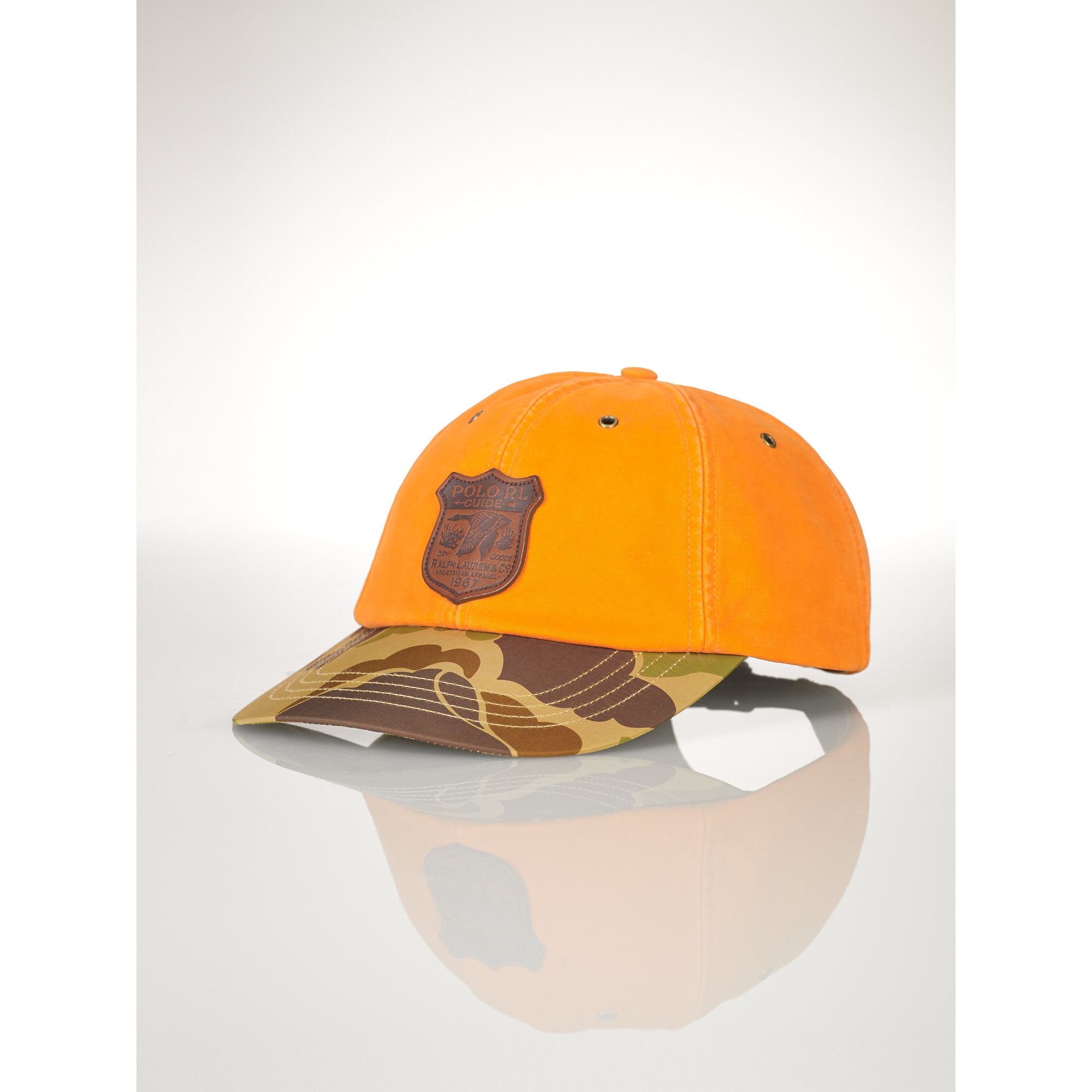 camo polo hat