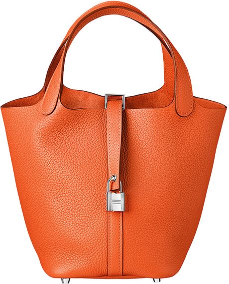 Hermès Picotin Lock 18 in Orange (FEU) | Lyst