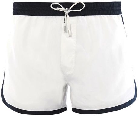 Dolce & Gabbana Muhammad Ali Boxing Swim Shorts in White for Men | Lyst