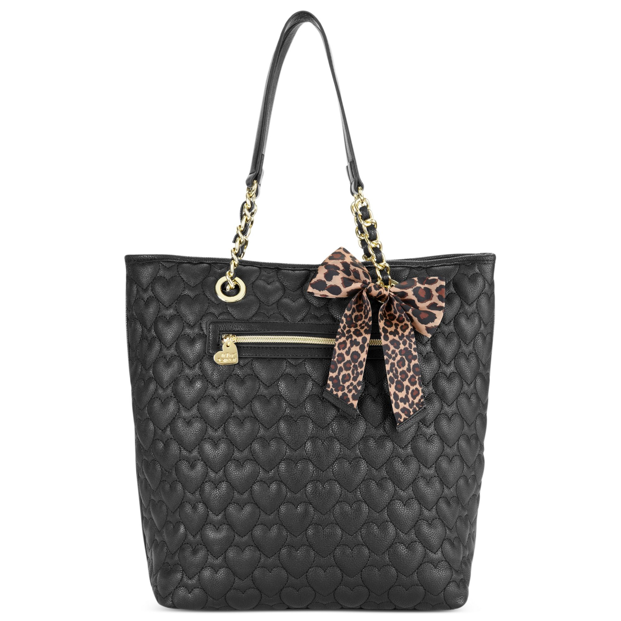 Betsey Johnson Quilted Tote in Purple (BLACK) | Lyst