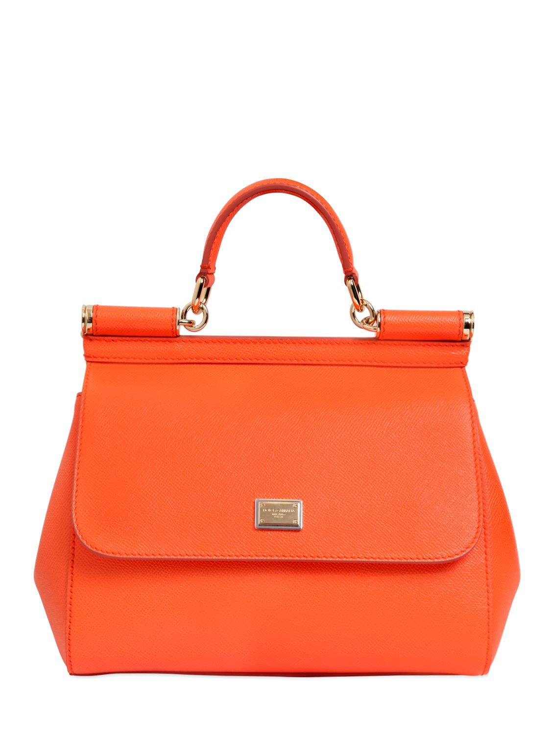 dolce and gabbana orange bag