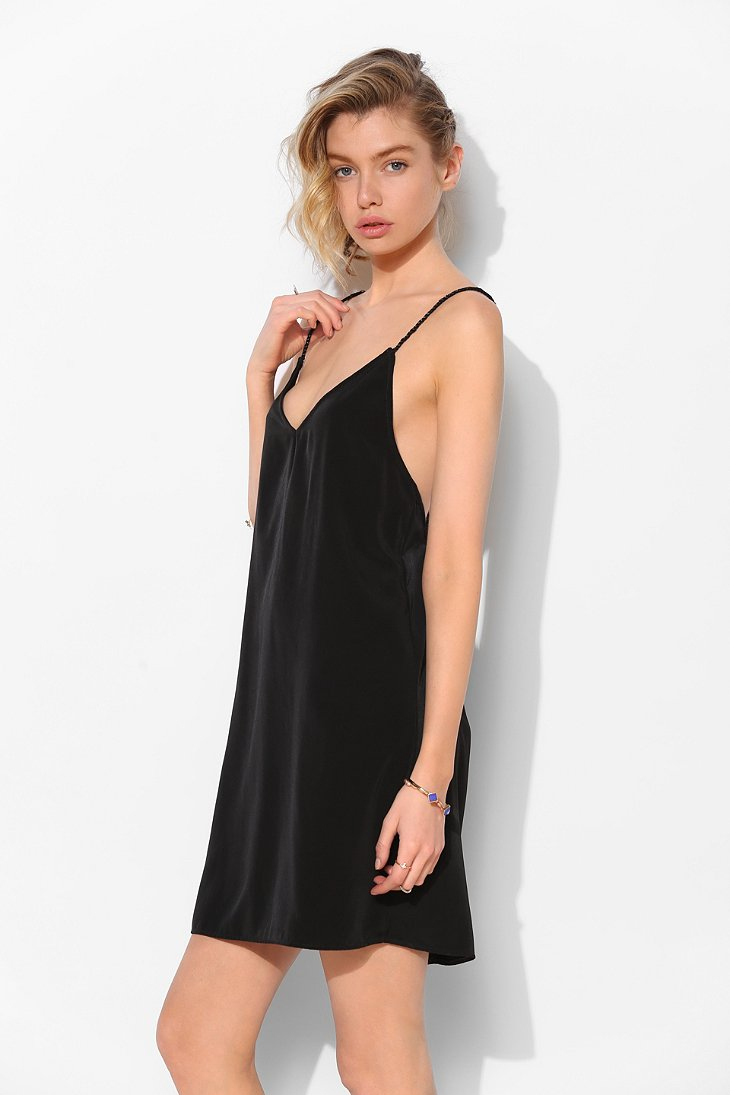 Lyst - Oh My Love Roped Cami Slip Dress in Black