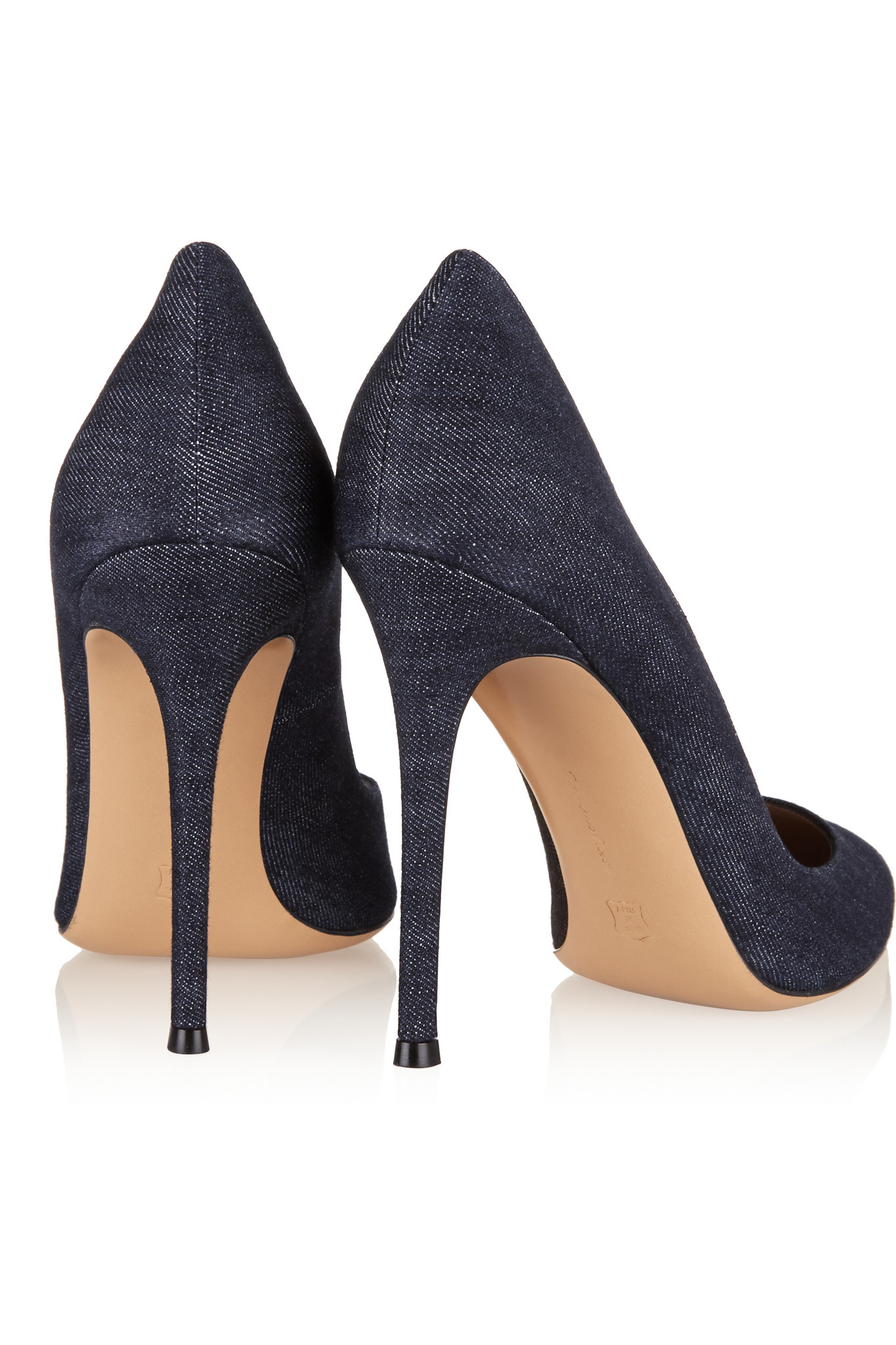 denim pumps ladies