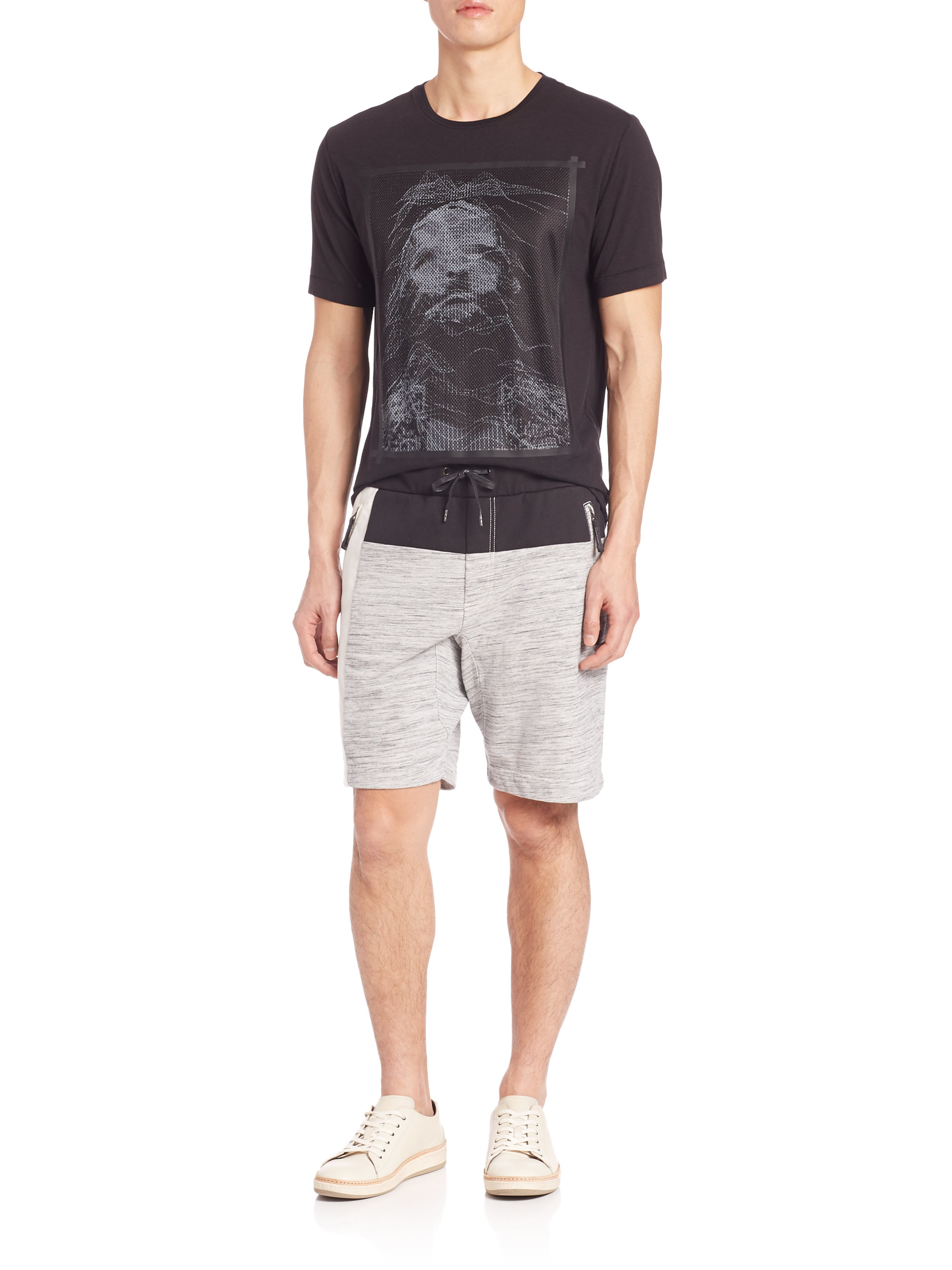 mens cotton sweatshorts