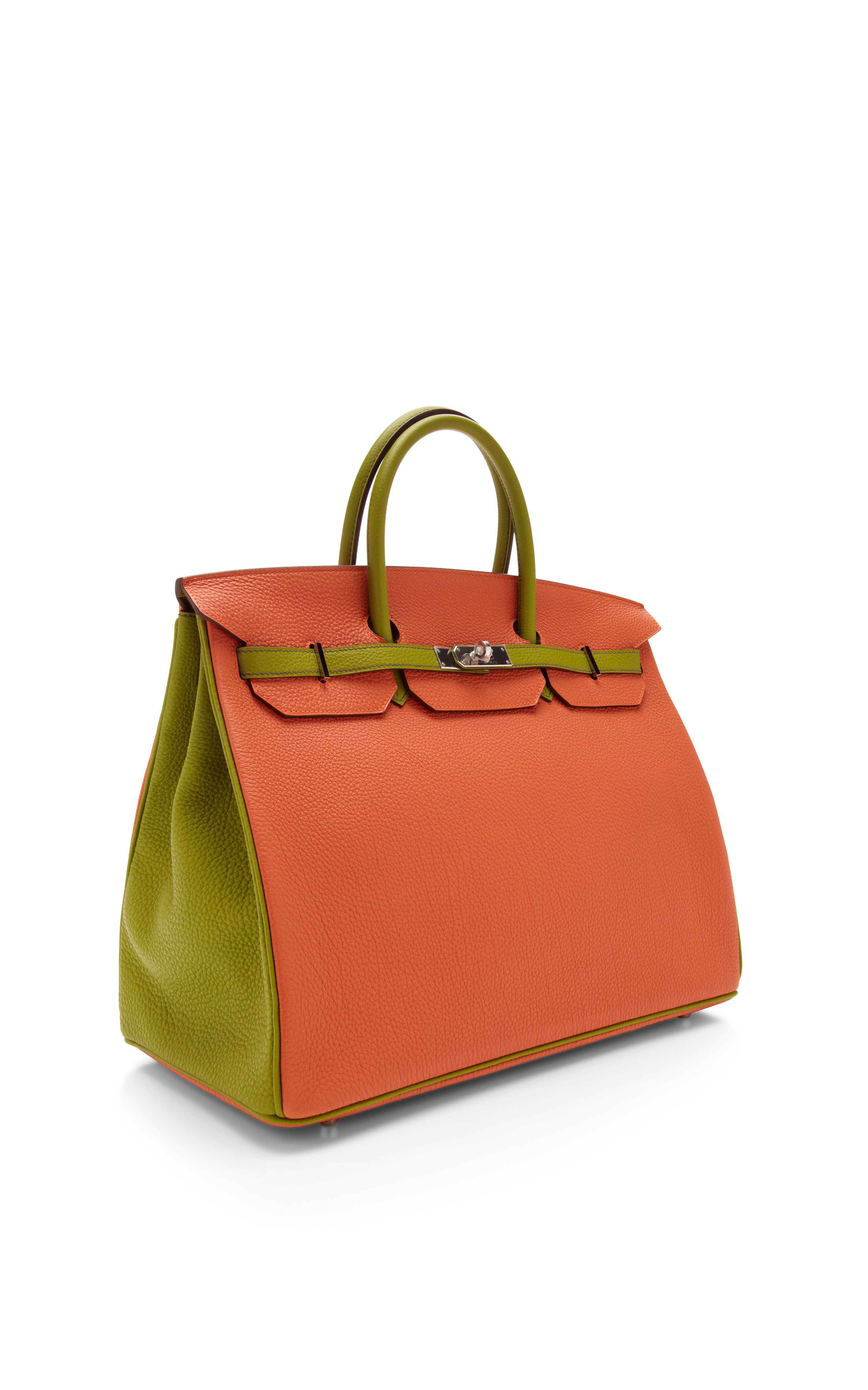 Heritage auctions special collection Hermes 40cm Orange H Vert ...  