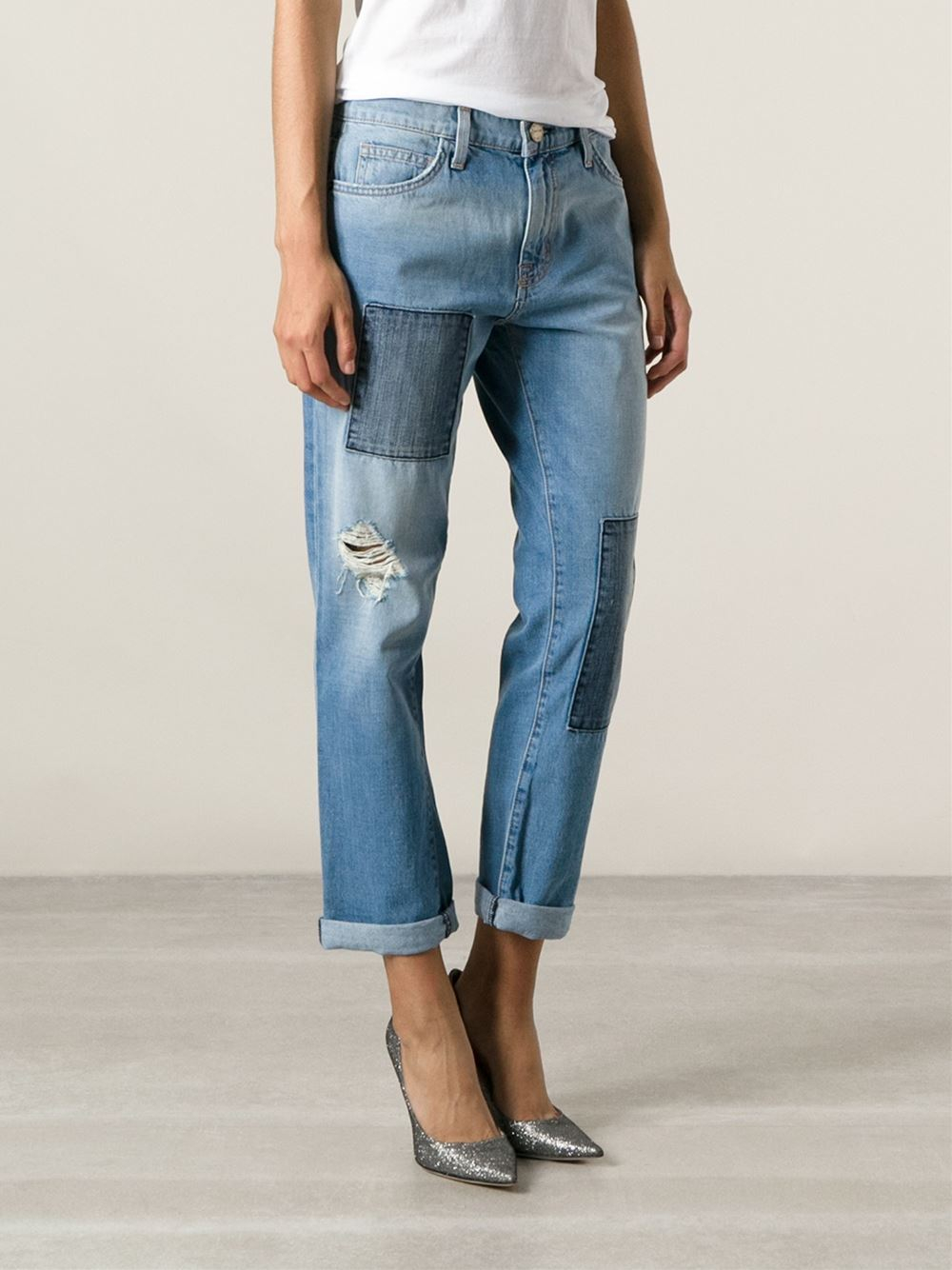 Current/Elliott 'The Fling' Jeans in Blue - Lyst