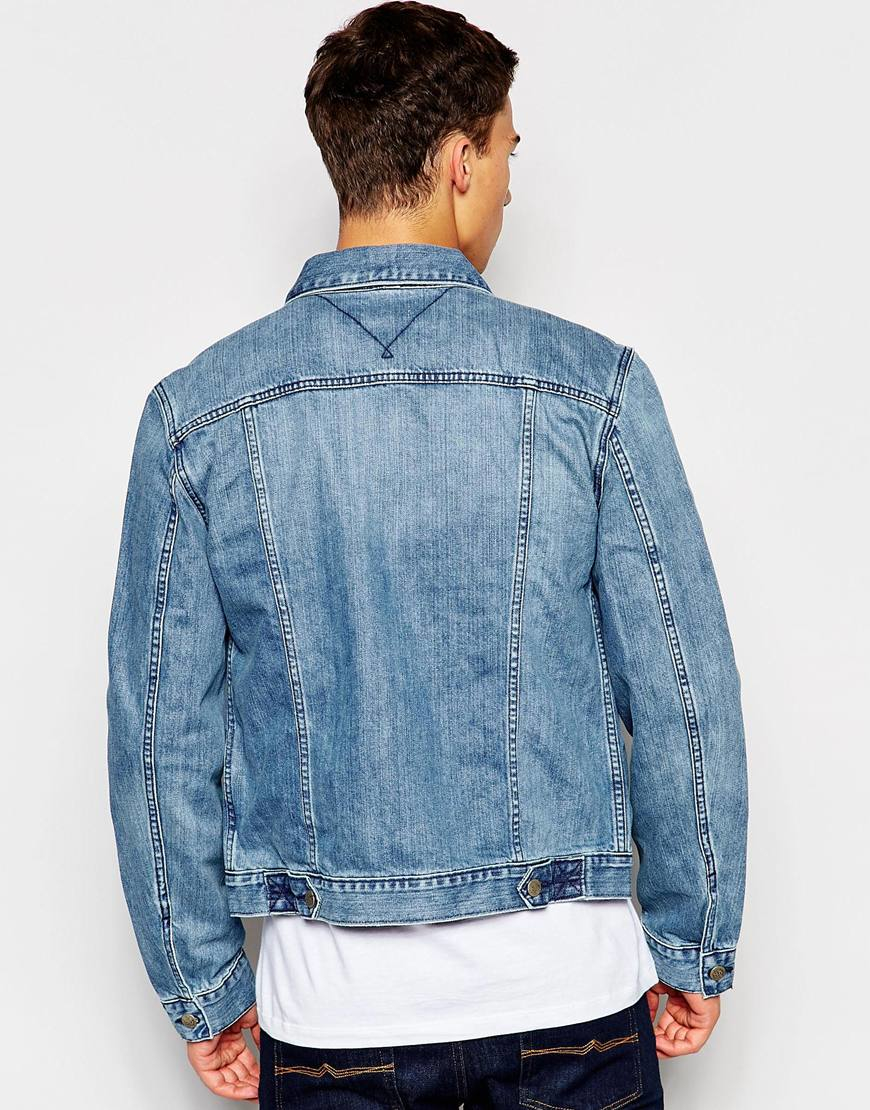 tommy hilfiger men's denim jacket