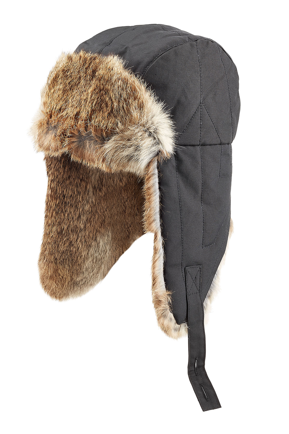 Lyst Woolrich Hat With Rabbit Fur Black in Black for Men