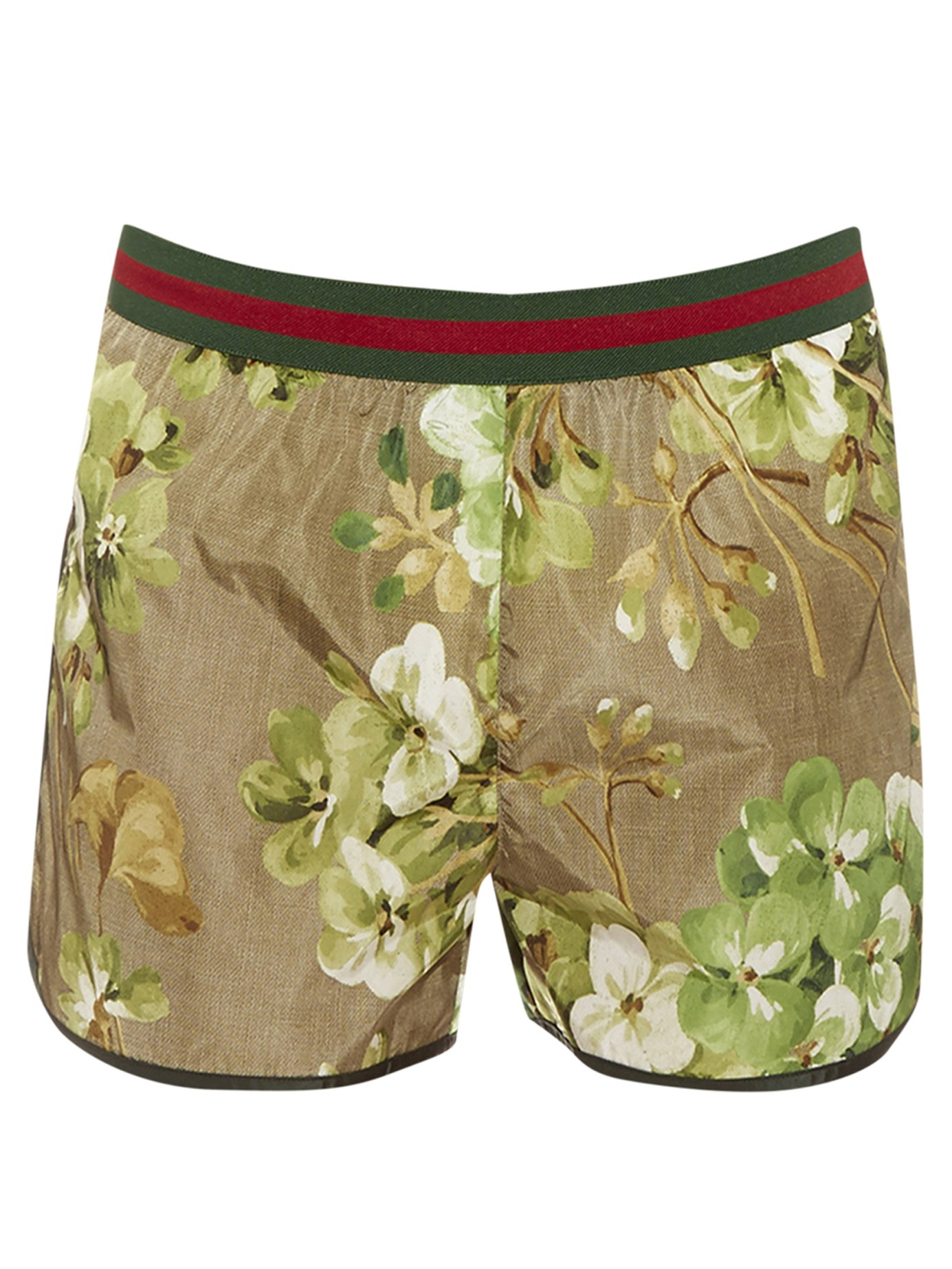 Lyst - Gucci Blooms-print Swims Shorts