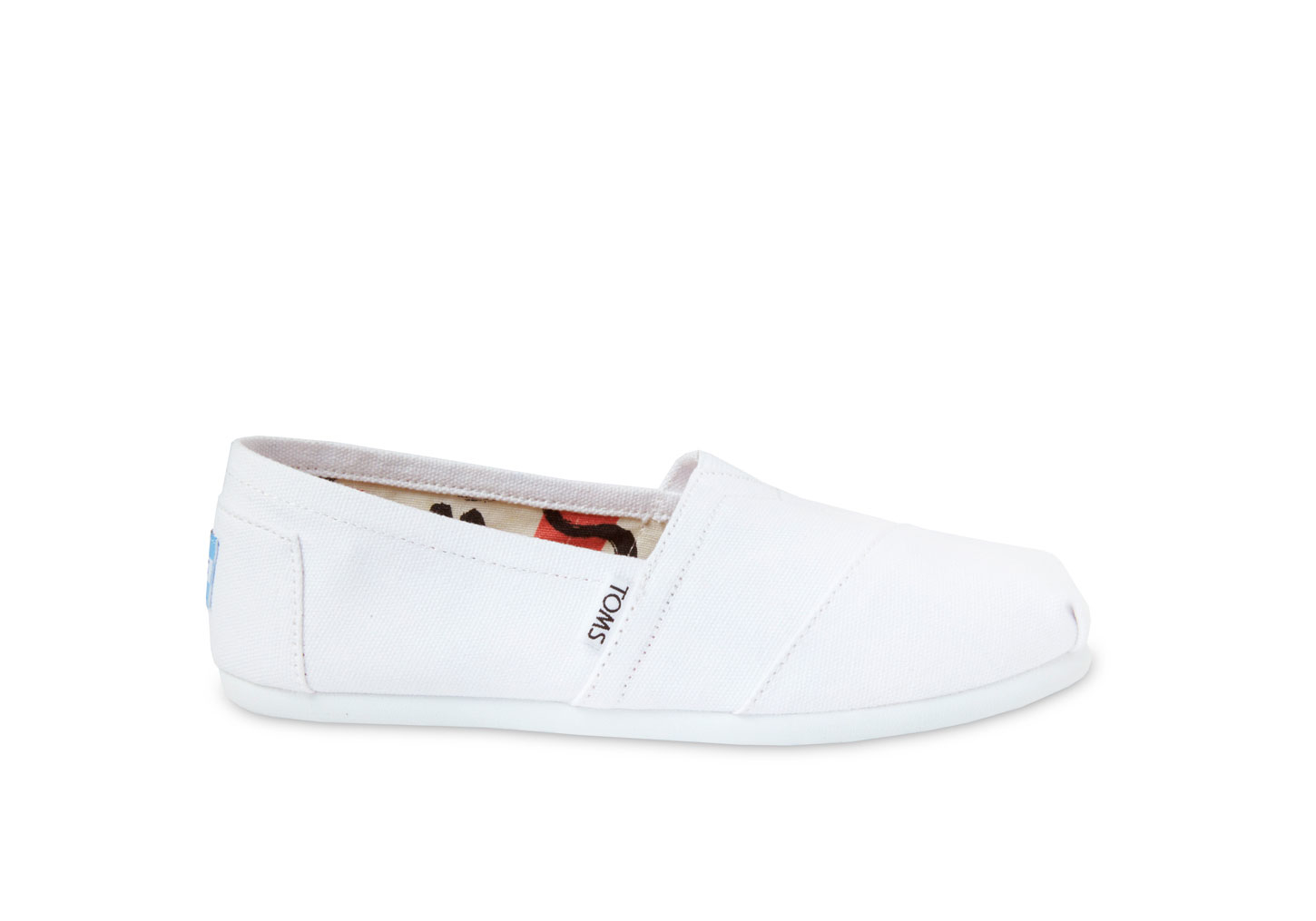 Toms Optic White Canvas Women's Classics in White | Lyst