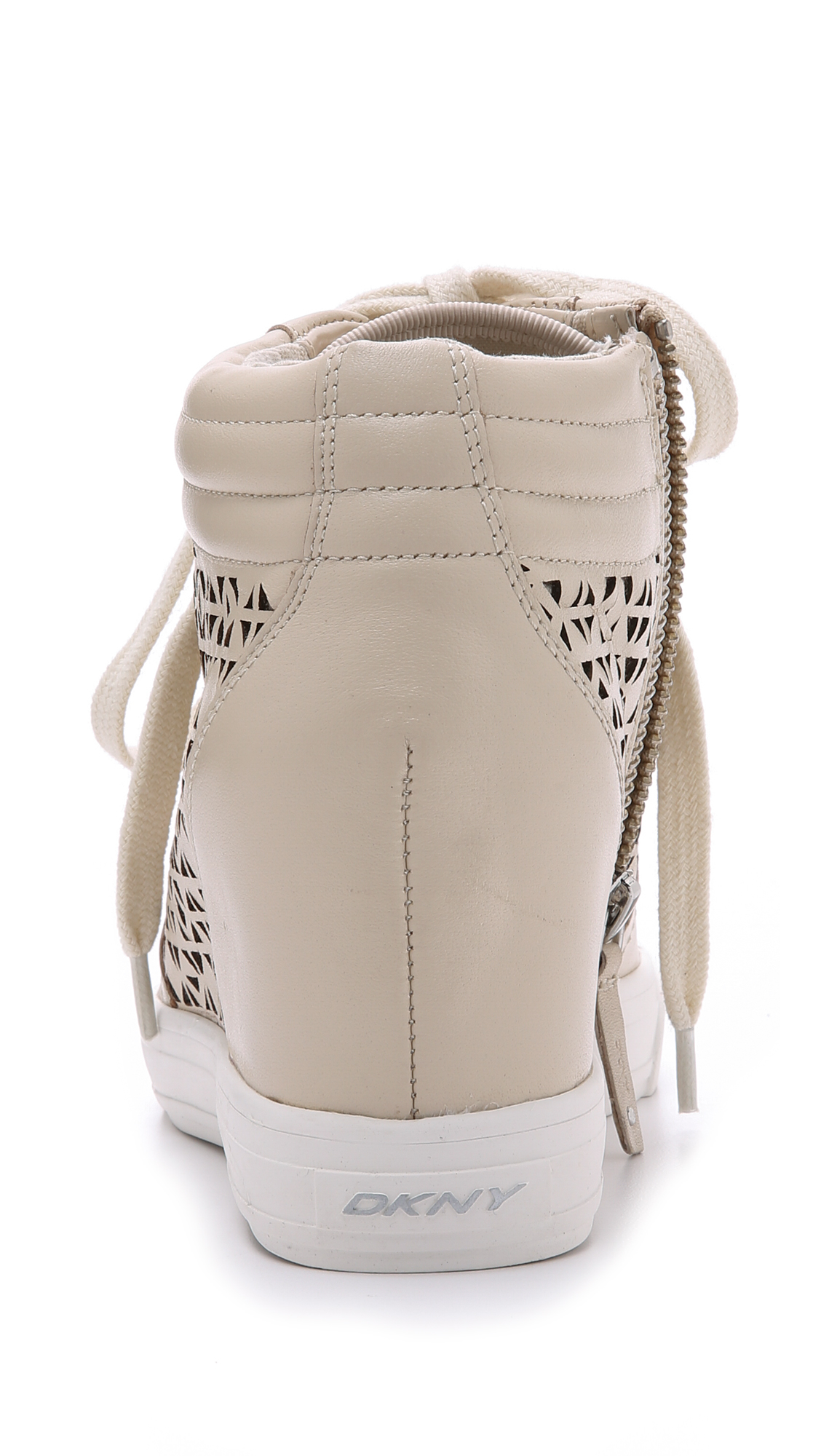 dkny cindy wedge sneakers